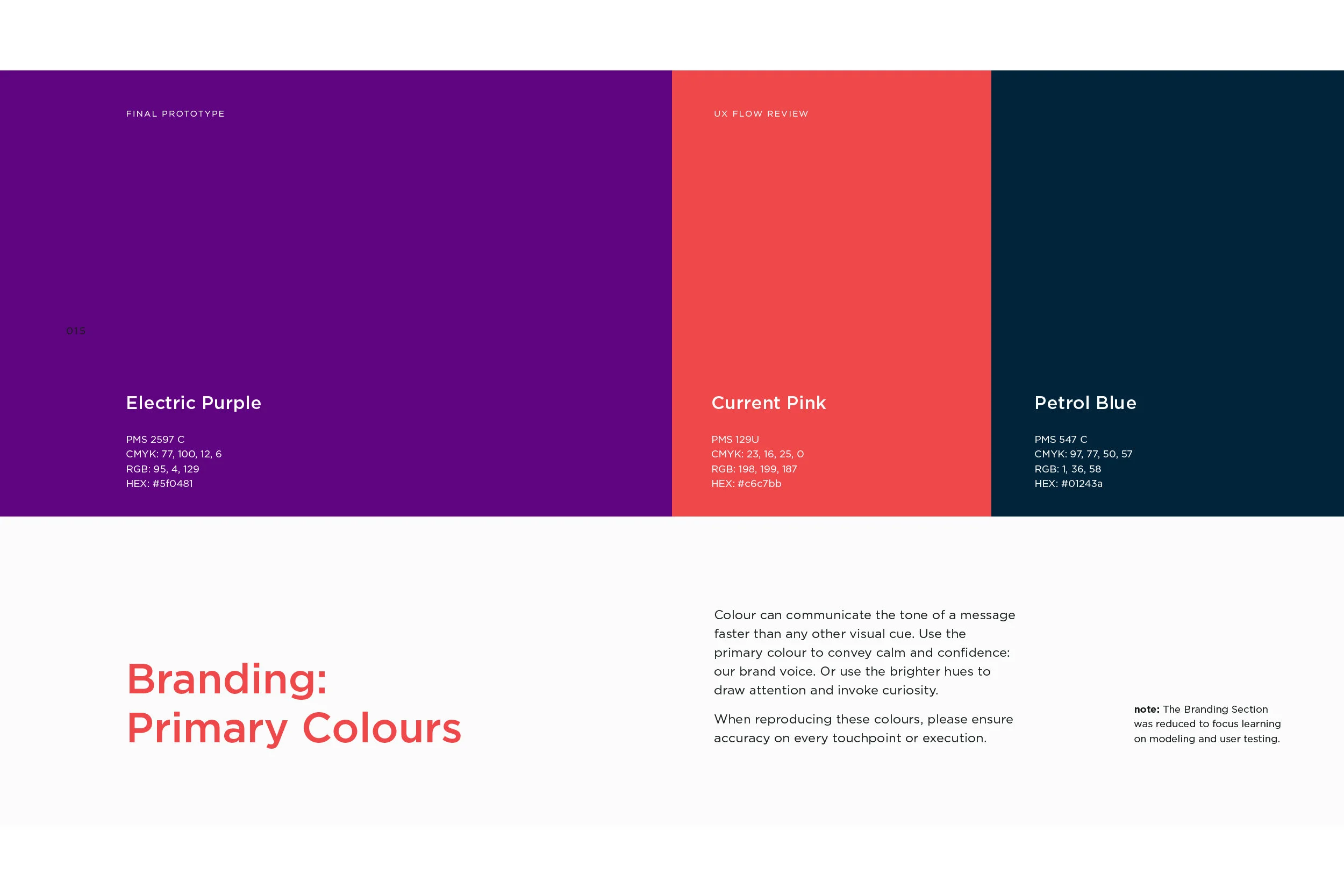 Primary brand colours