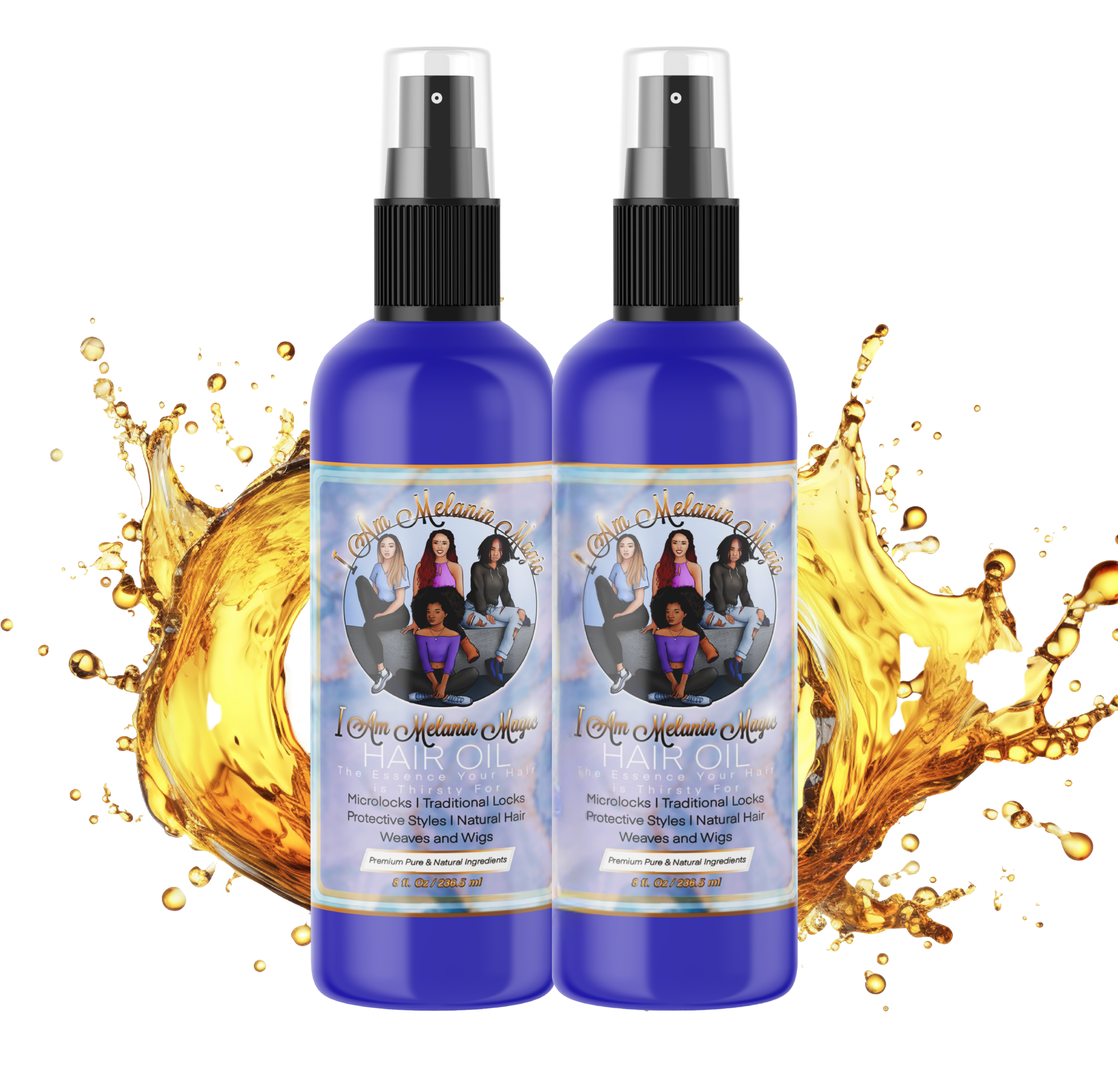 I AM MELANIN MAGIC Hair Oil | Growth, Strength, Detangling & Moisture for All Hair Types