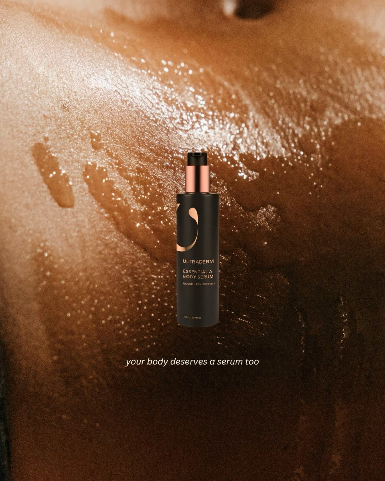 We spend so much time on our face routine and sometimes skip the rest ~ but your body deserves the same care!

Ultraderm&rsquo;s Essential A Body Serum is packed with botanical oils enriched with Vitamins A and E to help with texture, firmness, and t
