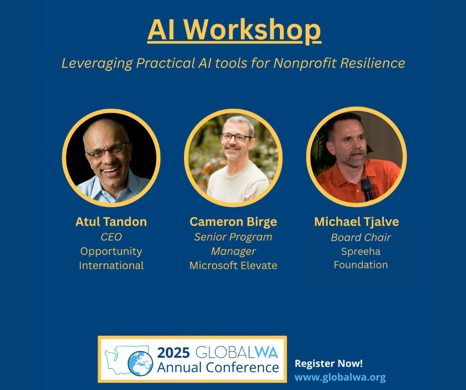 How Nonprofits Are Reimagining AI — Reflections from Global Washington 2025