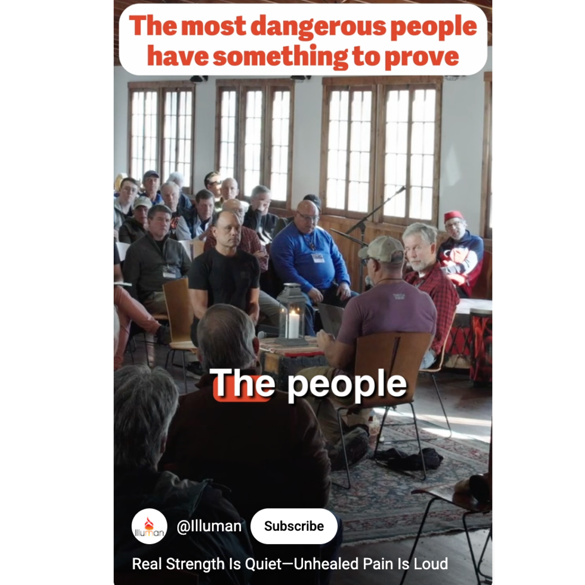 Illuman Clip | YouTube | Male Spirituality | Real Strength is Quiet- Unhealed Pain is Loud | Jan. 28, 2026 | 00.59 |