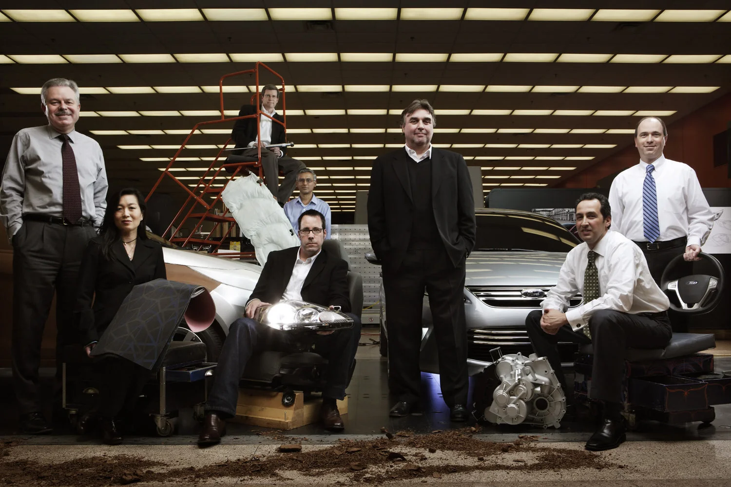 Ford Motors design team, Dearborn Michigan