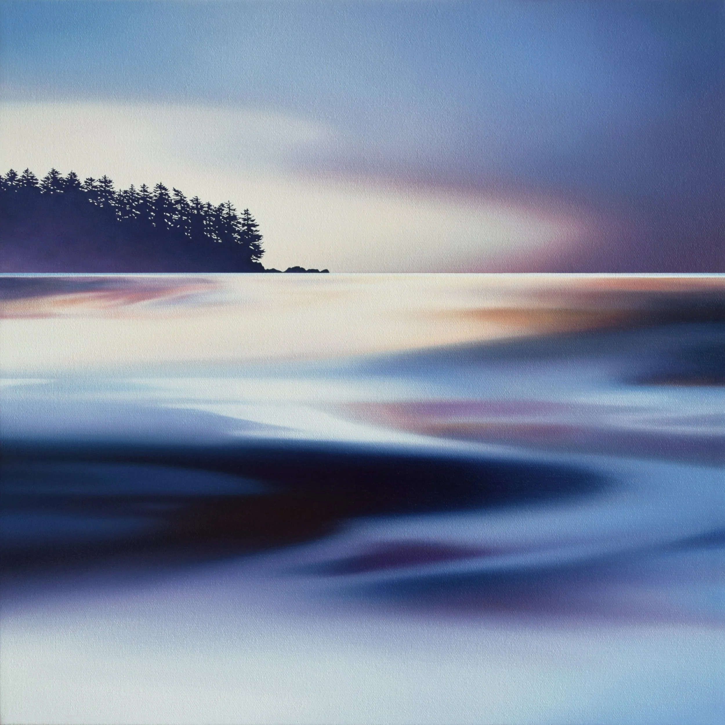 SOFT ISLAND LIGHT,
Oil on Canvas,
16" x 16",
SOLD