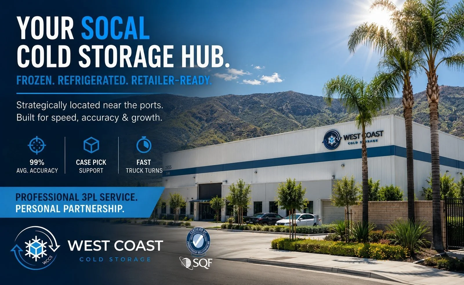 Frozen &amp; Refrigerated Cold Storage Overflow Space Available in Southern California