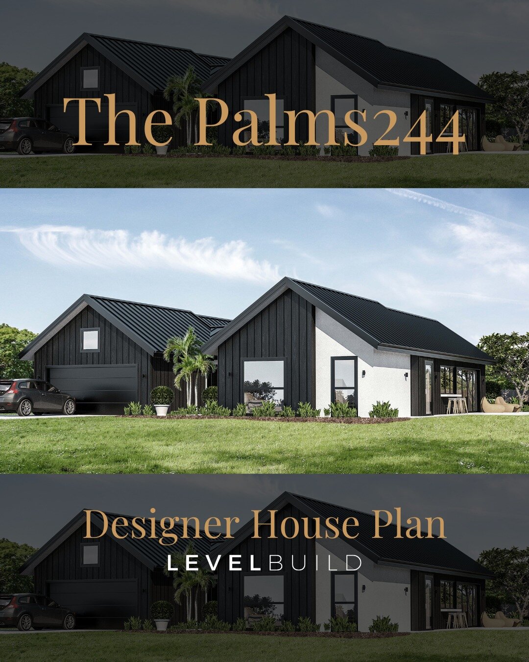 ✨ Want more than the usual 'cookie-cutter' design for your home? 🏡 

If you&rsquo;re looking to build a home in Taranaki for your growing family that stands out from the rest, The Palms244 Designer House Plan may be just the perfect fit for you 🏡 
