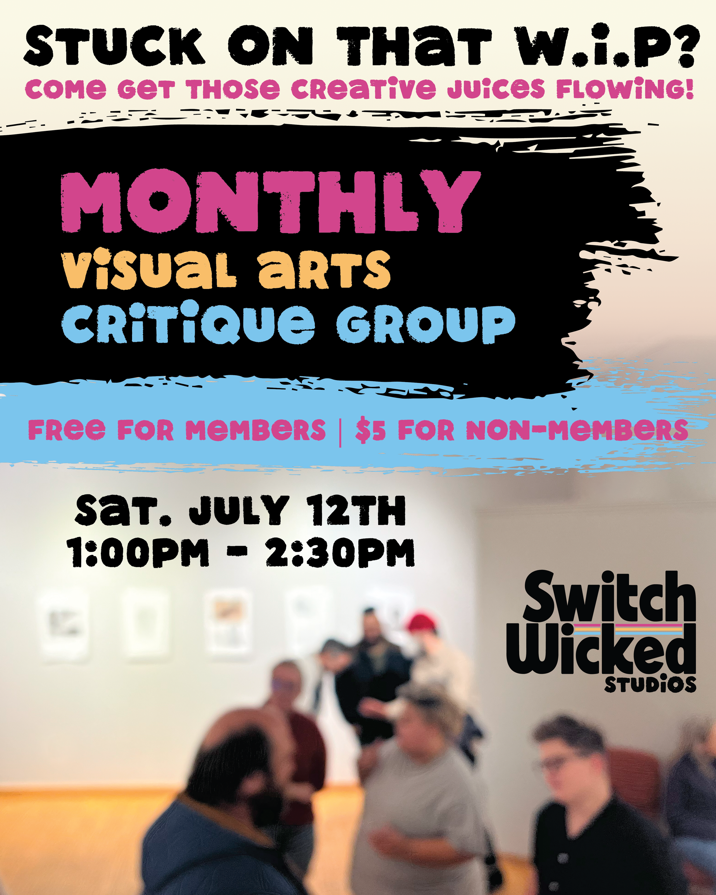 Monthly Art Critique Group – Hosted by Aaron Joel Stefan