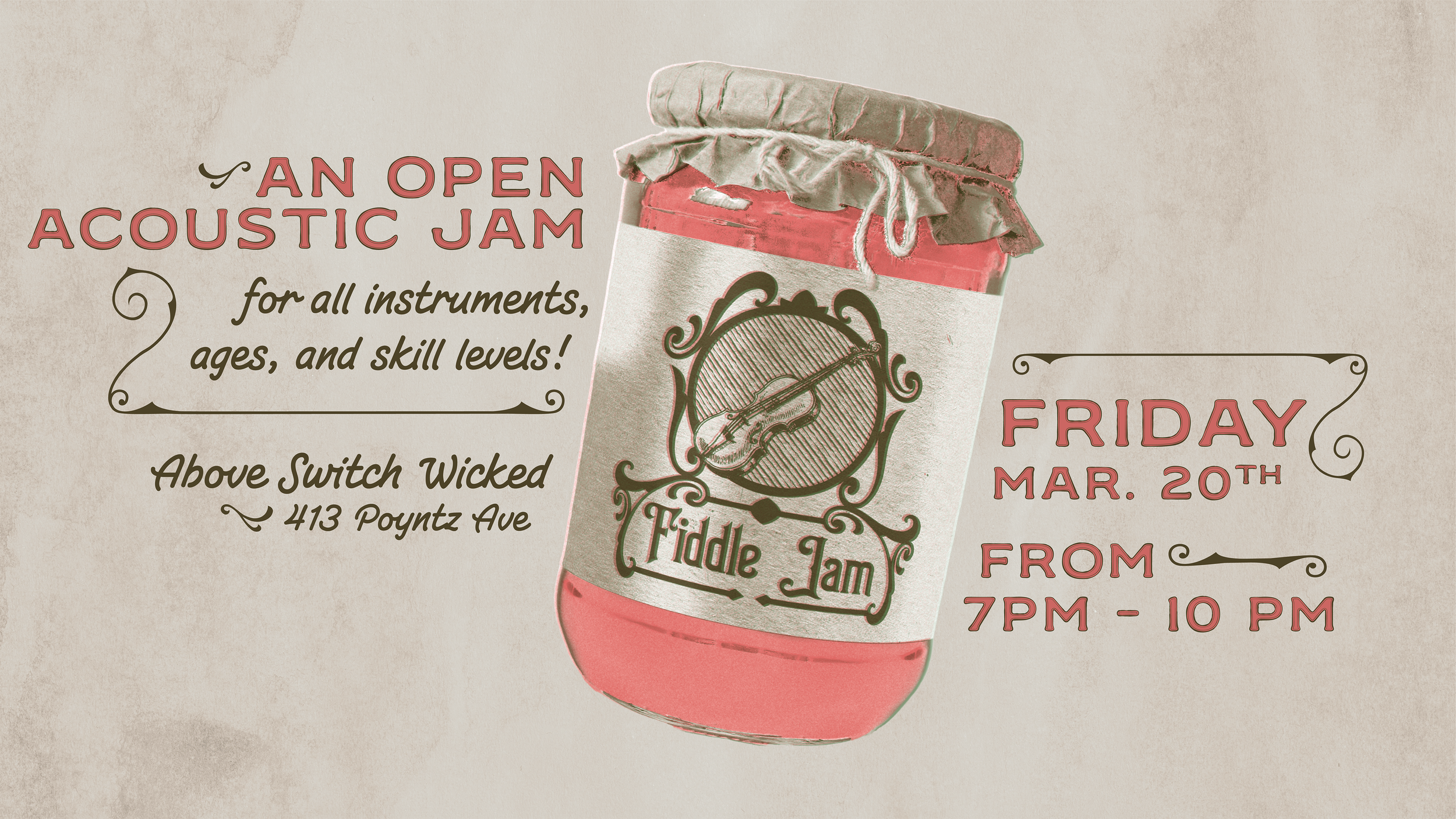 Fiddle Jam at Switch Wicked Studios