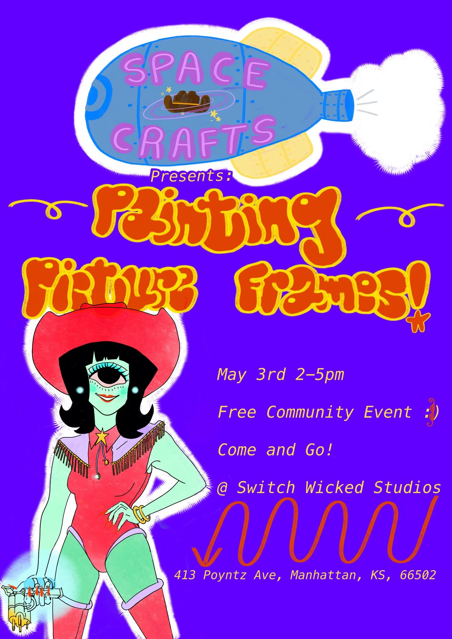 Space Crafts Presents: Painting Picture Frames!