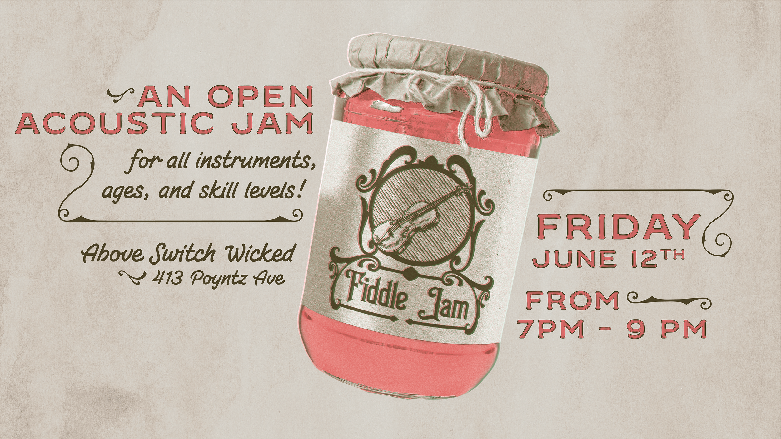 Fiddle Jam at Switch Wicked Studios