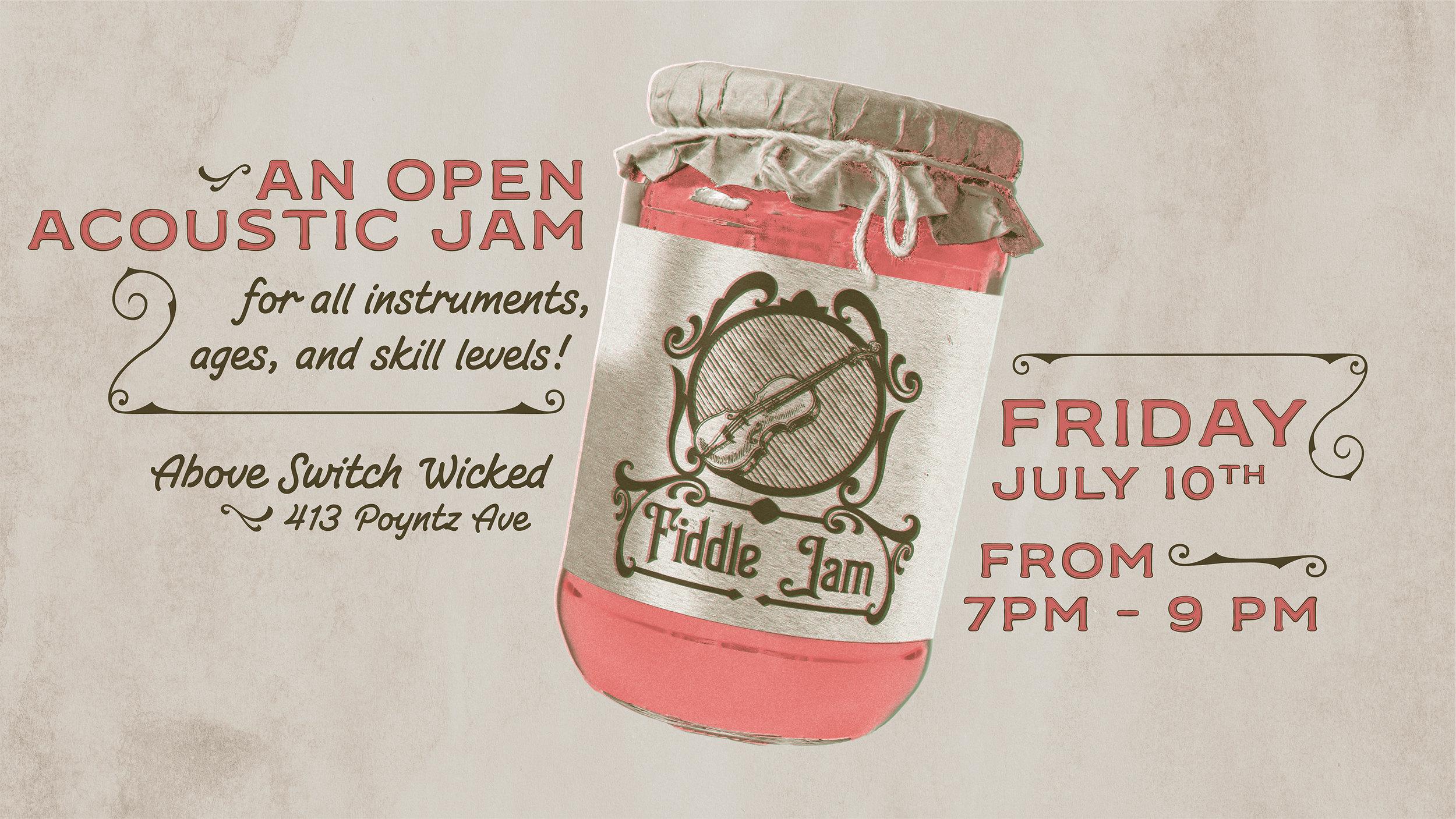 Fiddle Jam at Switch Wicked Studios