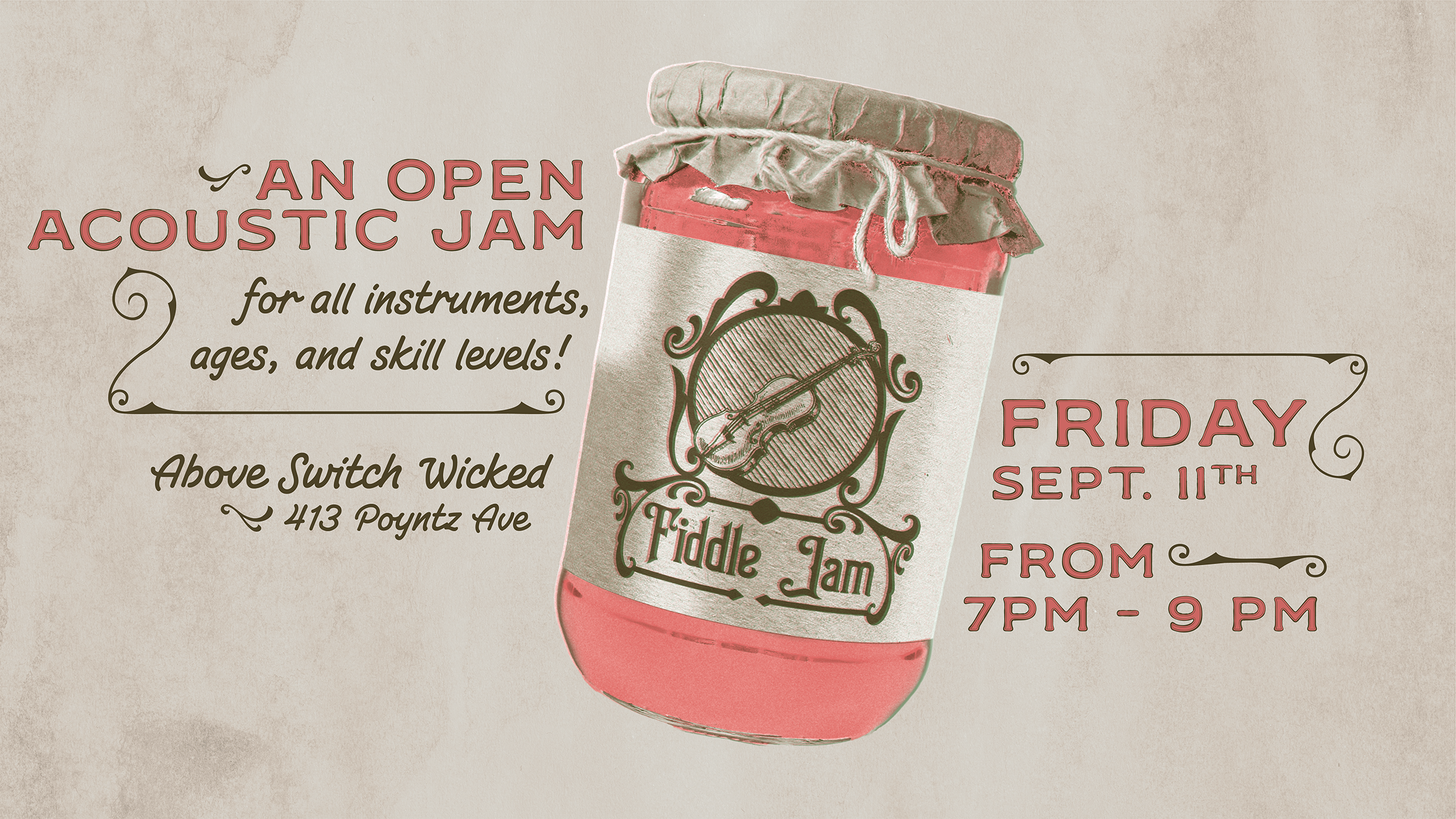 Fiddle Jam at Switch Wicked Studios