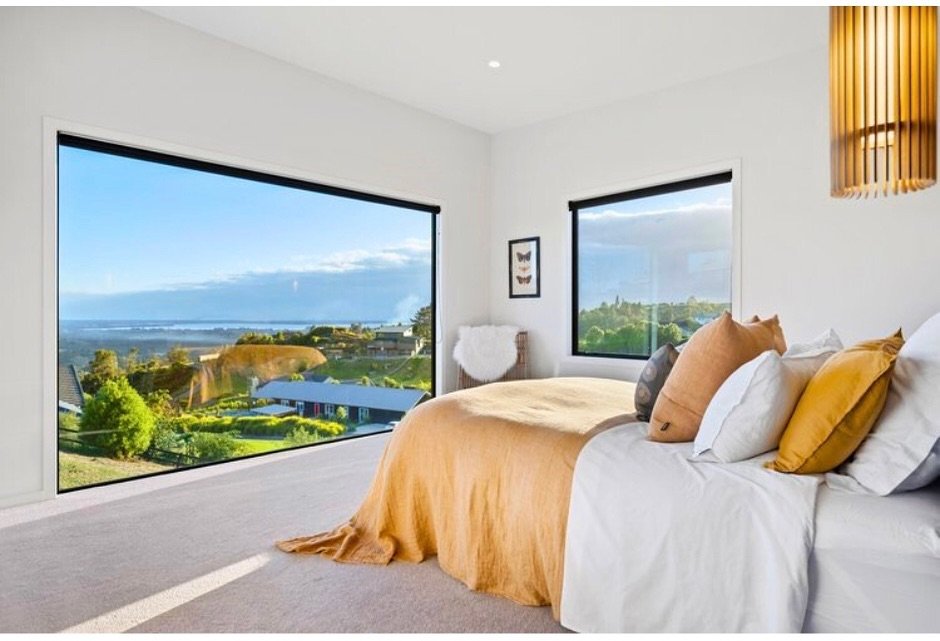 Waking up to the stunning views of Tauranga Moana with expansive windows that invite abundant natural light. Carefully crafted to showcase your home&rsquo;s captivating features, and the surrounding landscape.
