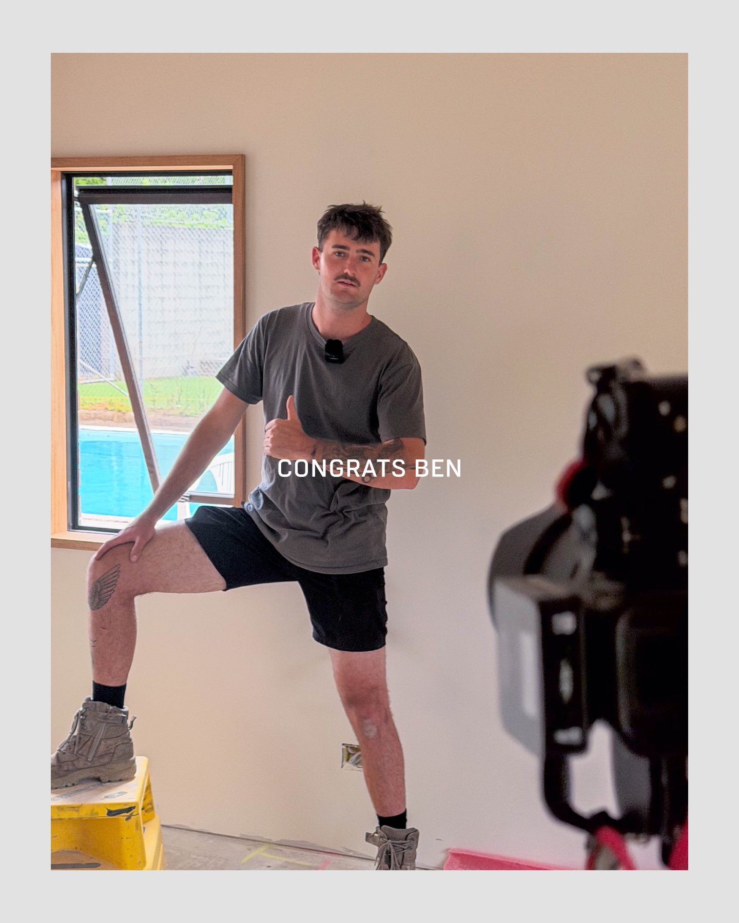 Not only is Ben a star in front of the camera, he&rsquo;s now officially a fully qualified chippy!

Huge congratulations to Ben on completing his apprenticeship. All his hard work has paid off, and we couldn&rsquo;t be more stoked to have him on the 