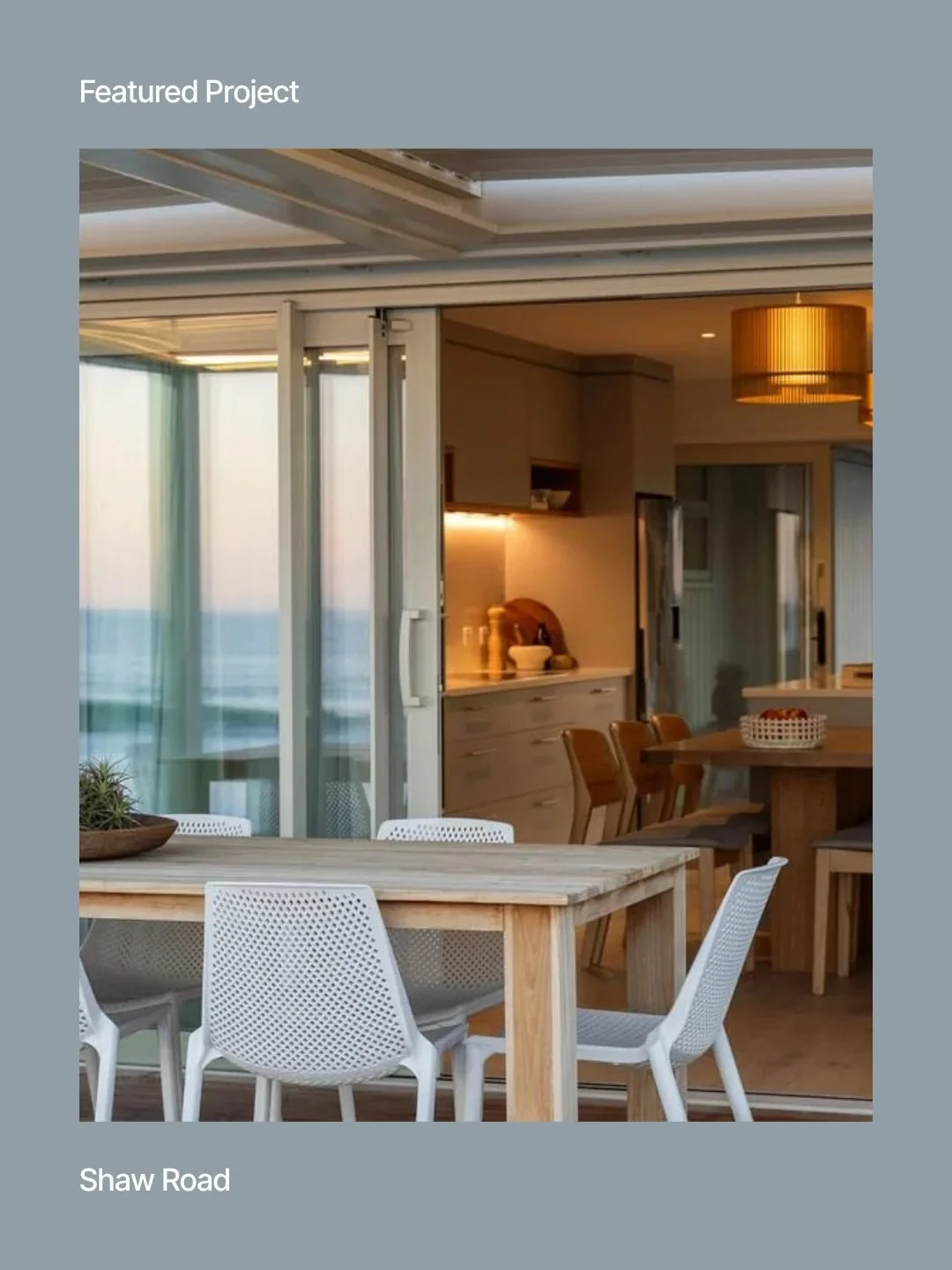 With our latest Shaw Road renovation now finished, we&rsquo;ve been looking back on another project we completed along the same stretch of coastline.

A full renovation and reworking of an original beach house, opening the home up to better connect w