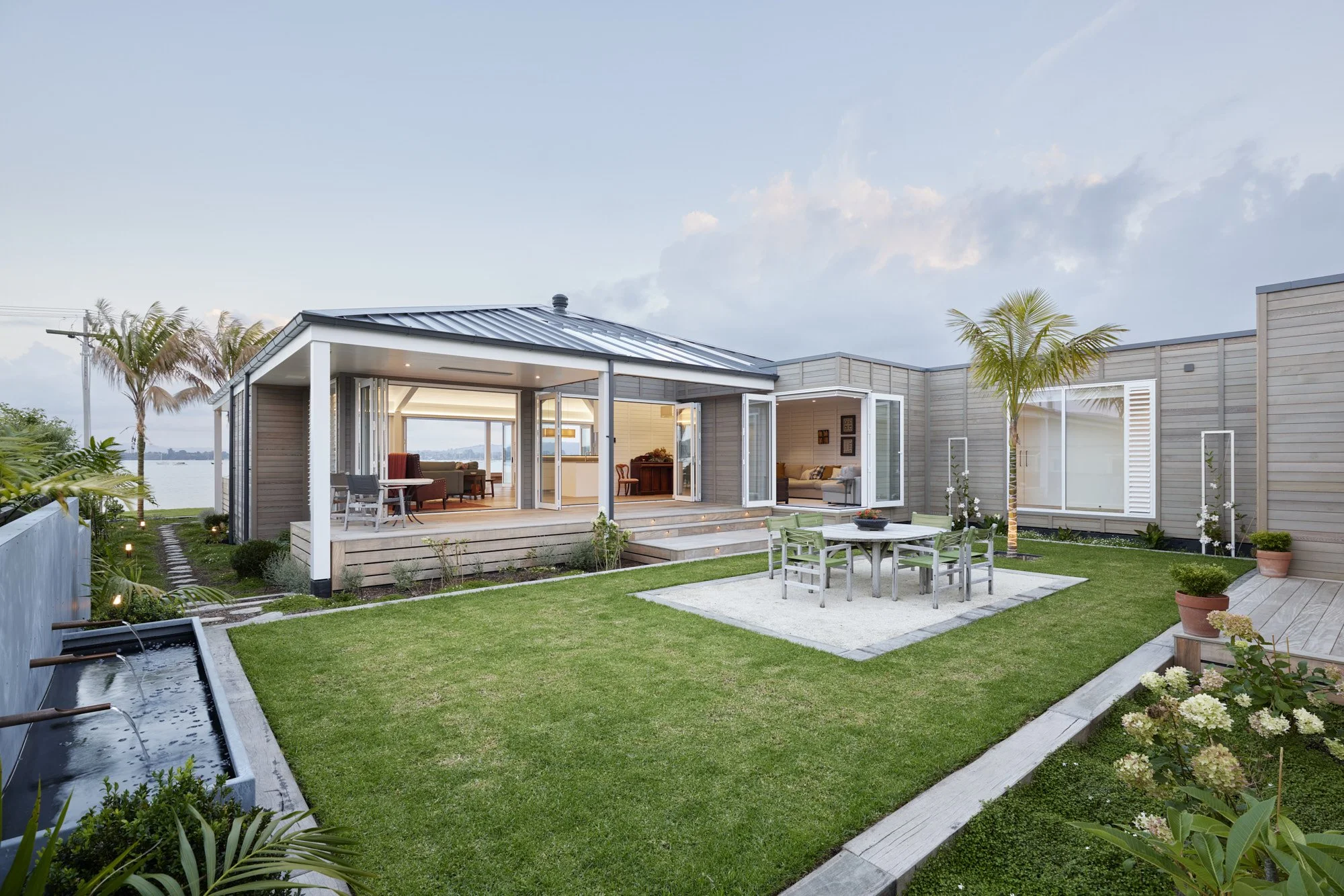 exterior deck and landscaping by reside construction tauranga