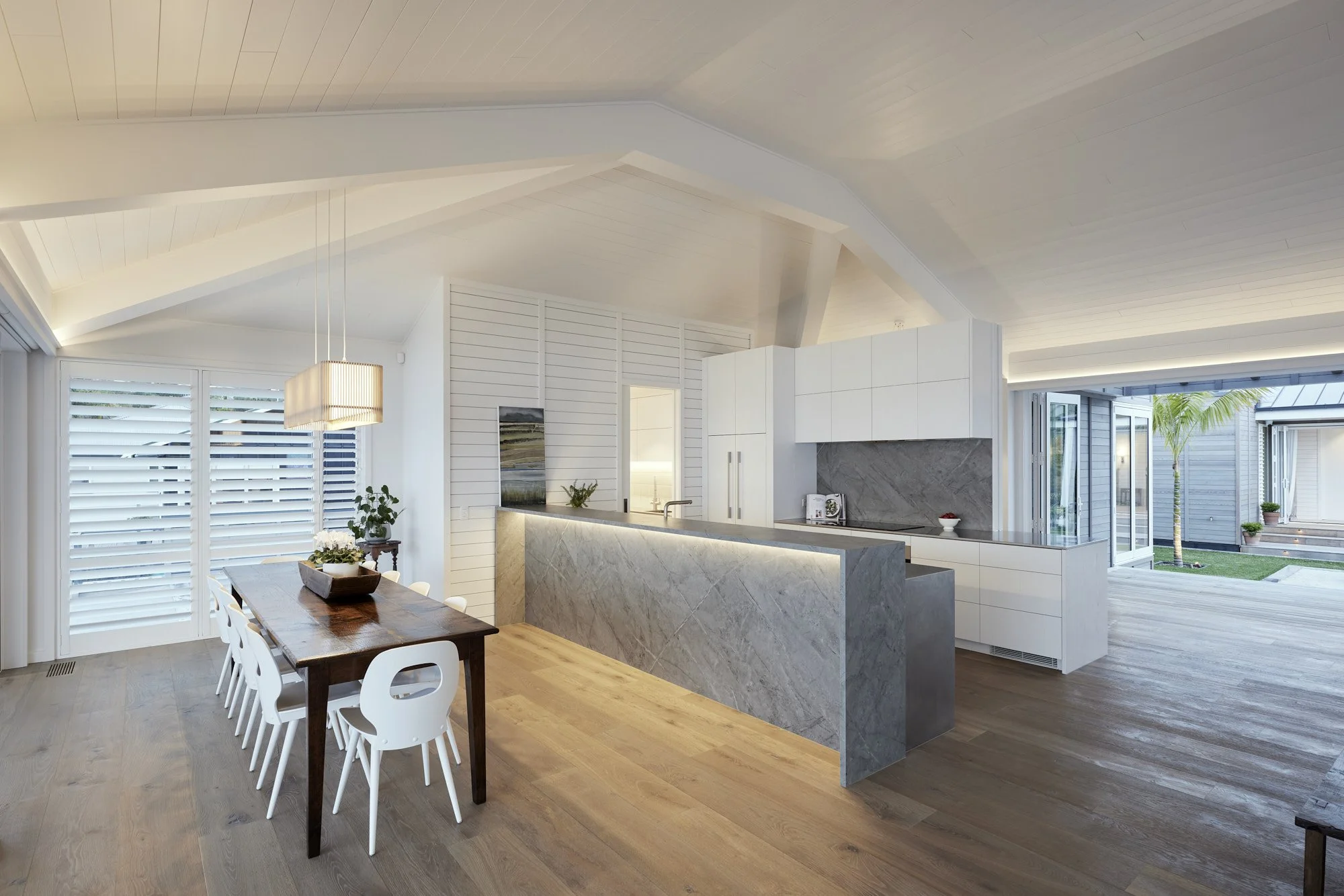 racked tounge and groove ceiling new build omokoroa bay of plenty