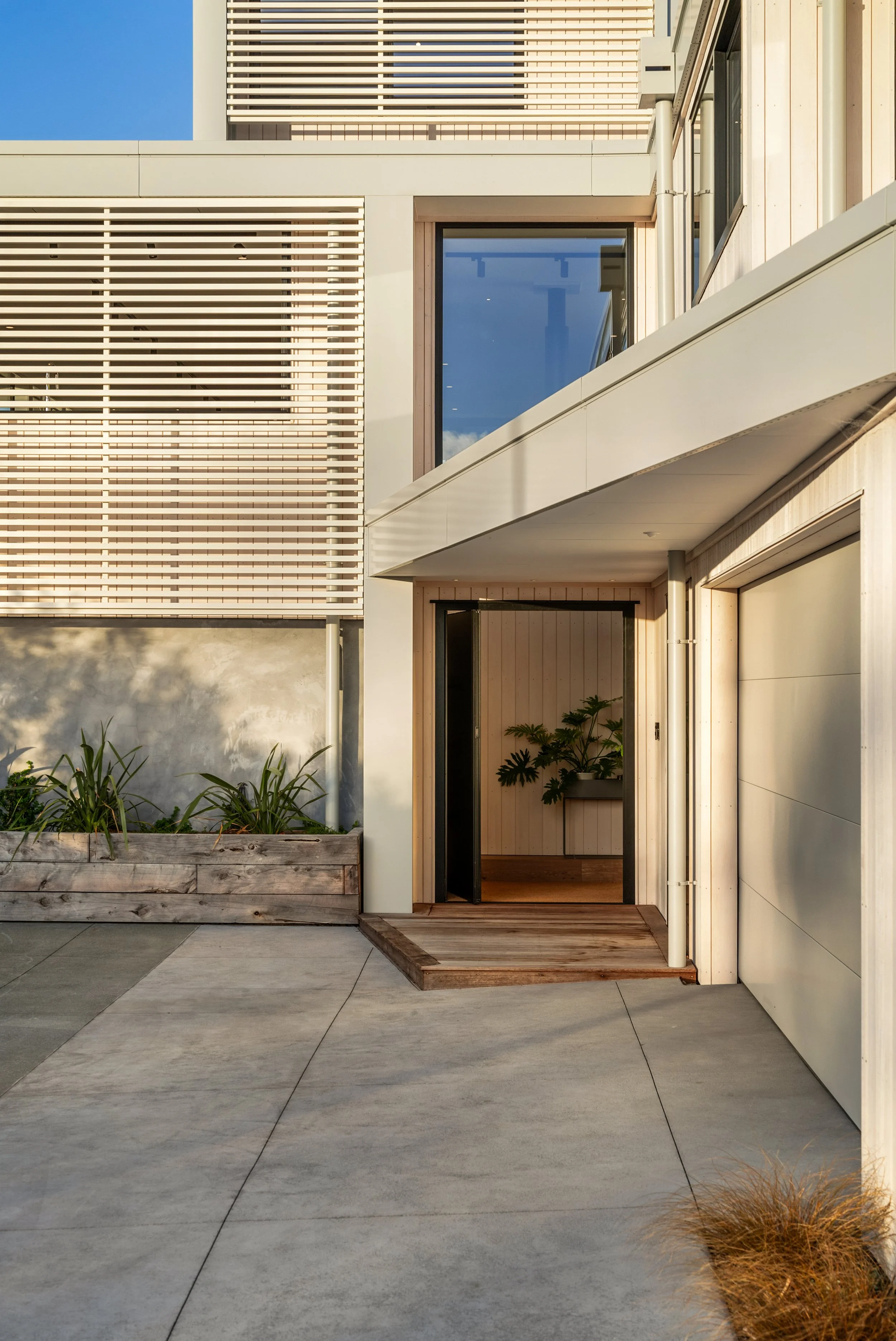 vertical cedar exterior renovation project waihi beach