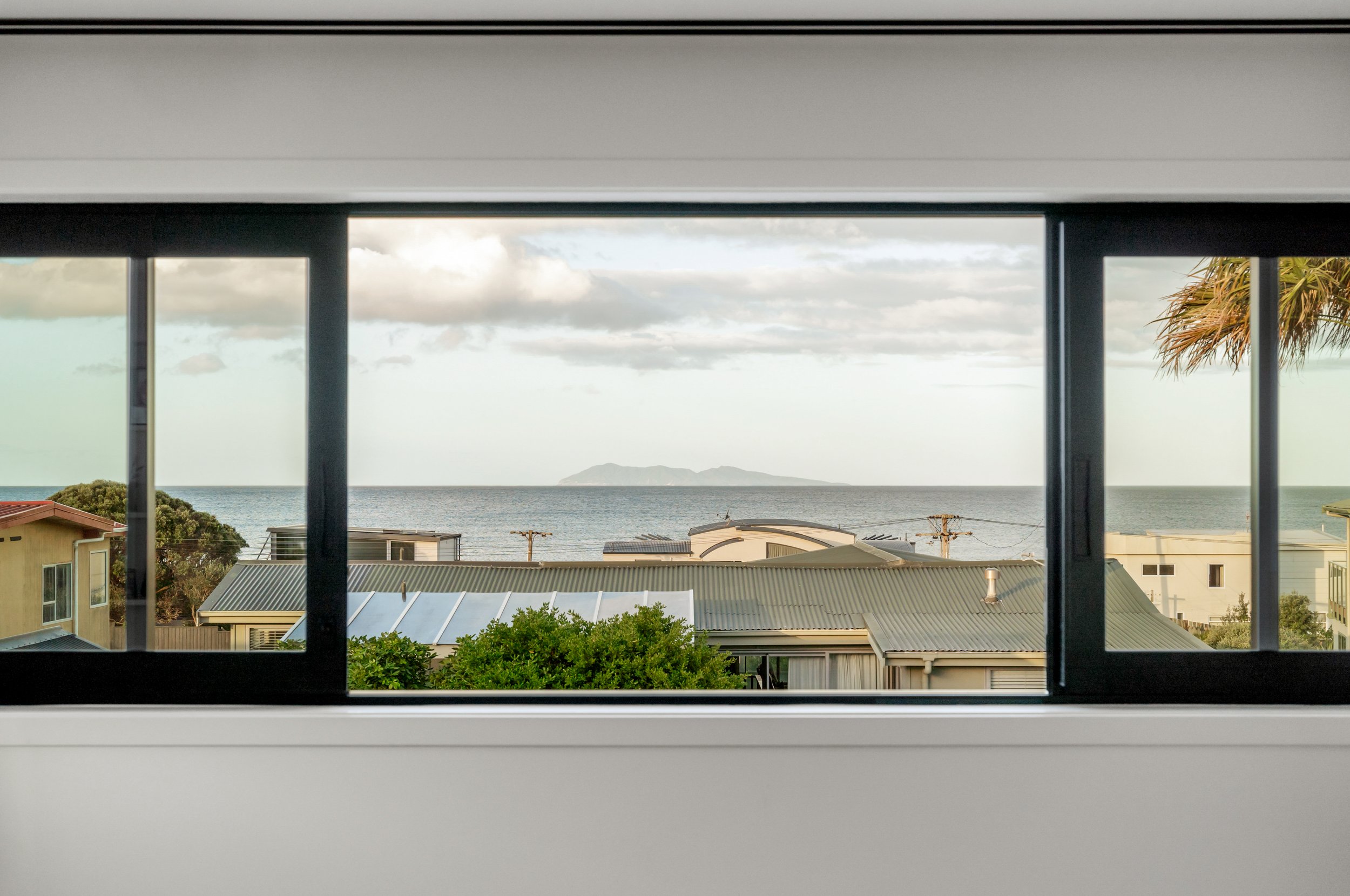 view from seaforth rd waihi beach