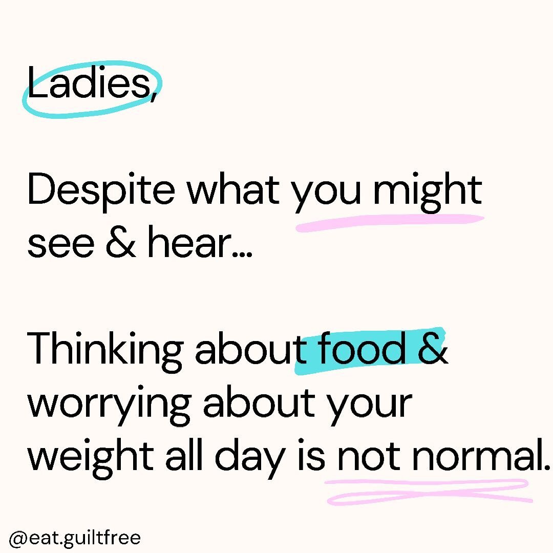 Do you feel like you don&rsquo;t know what&rsquo;s &ldquo;normal&rdquo; anymore? 🤷🏼&zwj;♀️

Society has made it very difficult to appreciate our bodies for what they can do. There is constant messaging that thinner is better and if you aren&rsquo;t