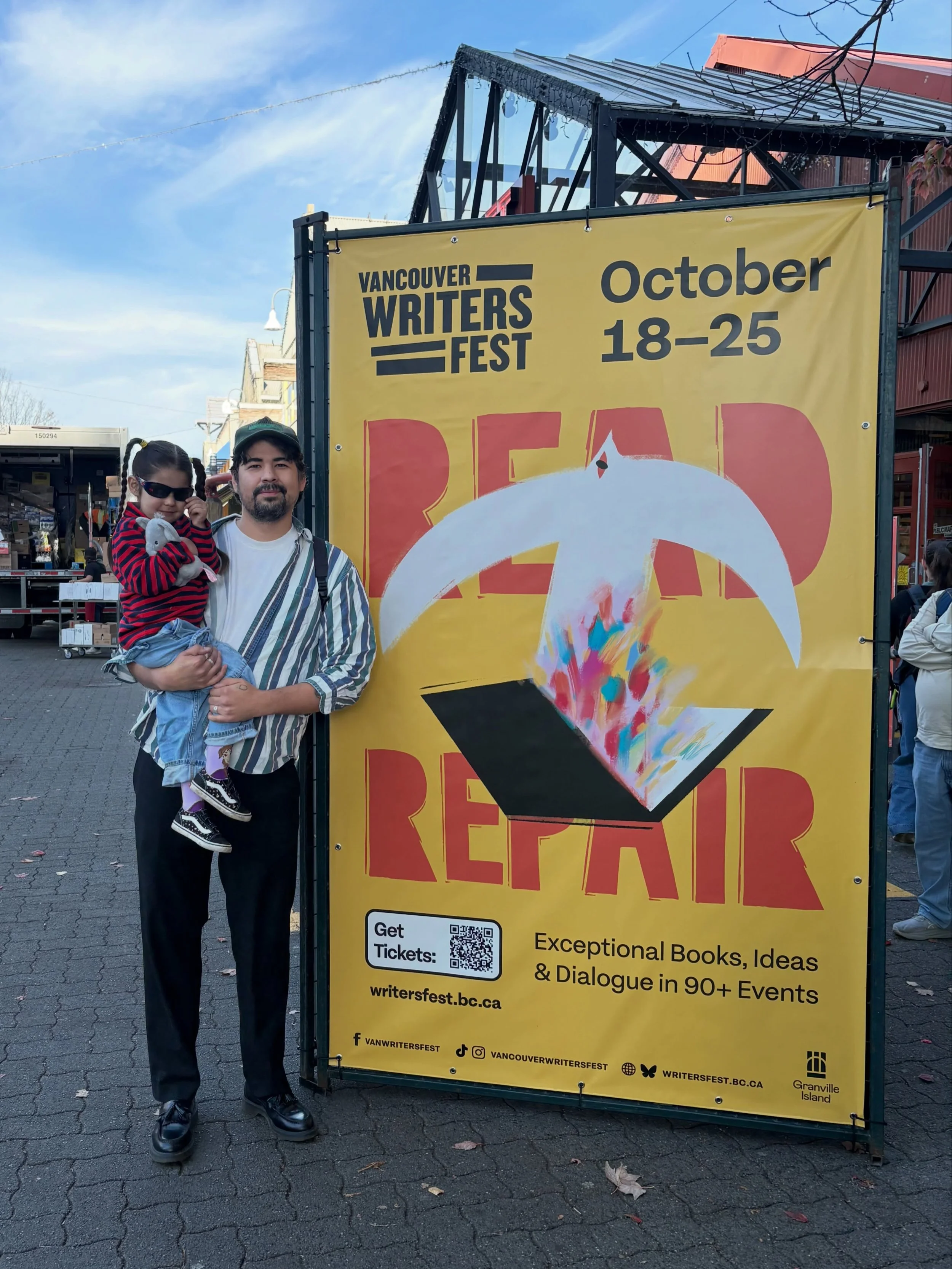 Thanks for having me @vancouverwritersfest 

It was a pleasure doing a panel with @kungjaadee and E.G. Alaraj