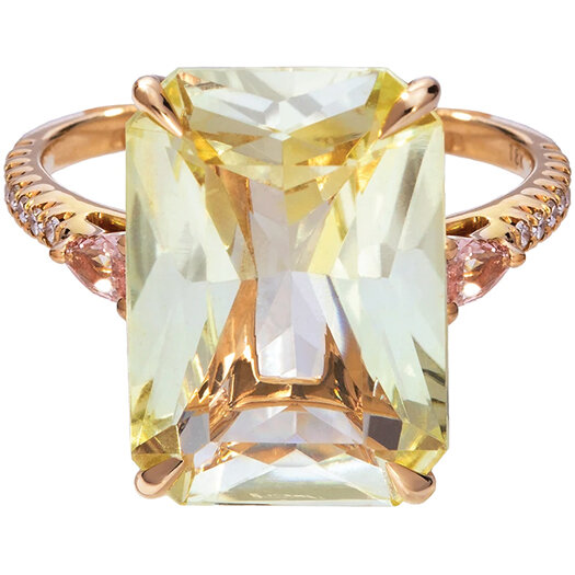Yellow Tourmaline Crown Ring – Pico Jewelry
