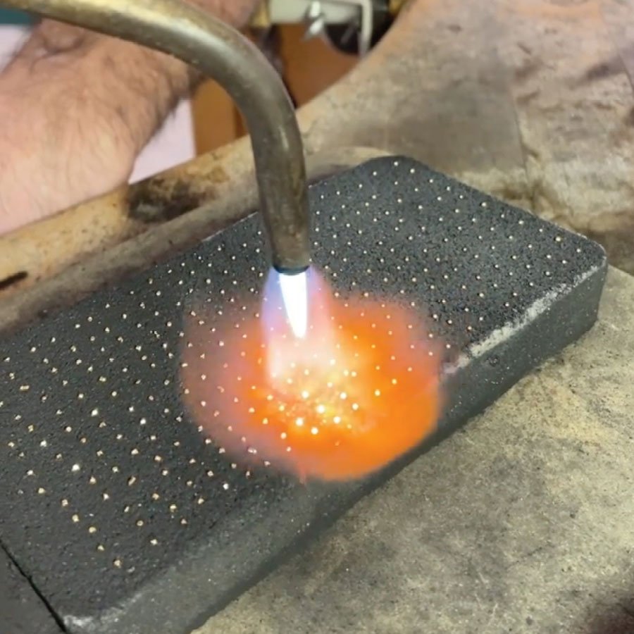22k Gold Granulation Being Handcrafted - Behind The Scenes
