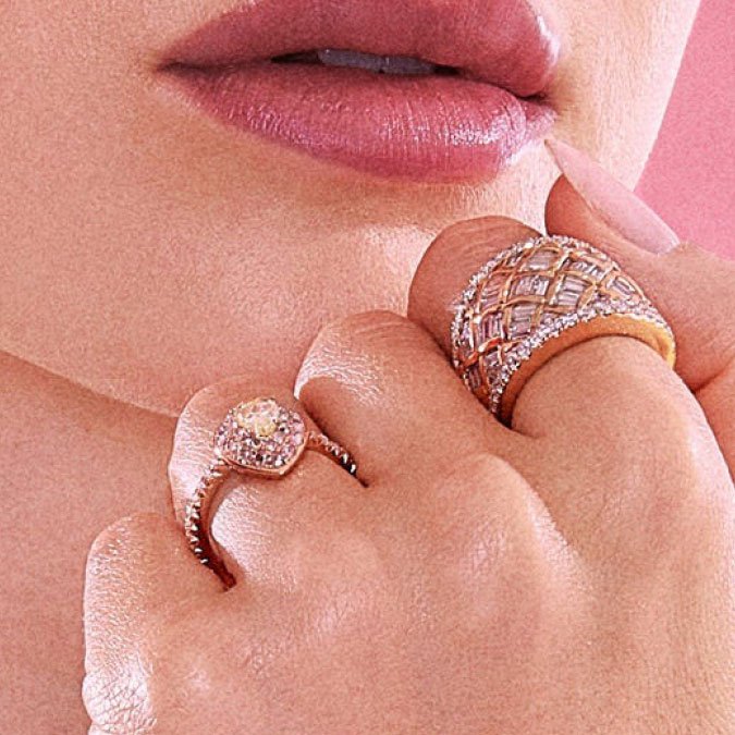 Yellow and Pink Diamond Ring as an Alternative Engagement Ring