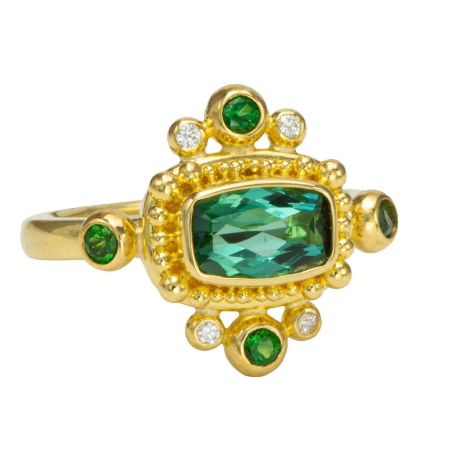 Tourmaline Ring in 22k Gold