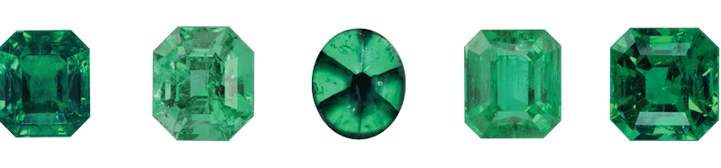 Examples of heirloom quality emeralds
