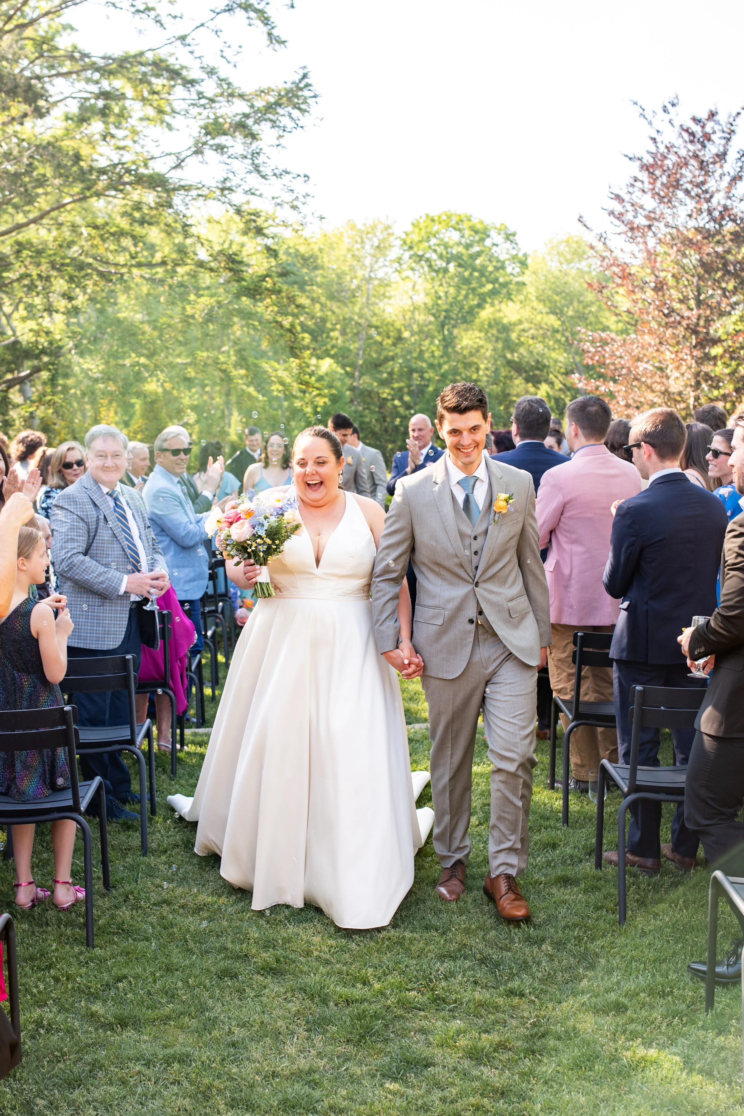 A Beautiful June Garden Wedding at Long Hill in Beverly, MA | Liz &amp; Pat