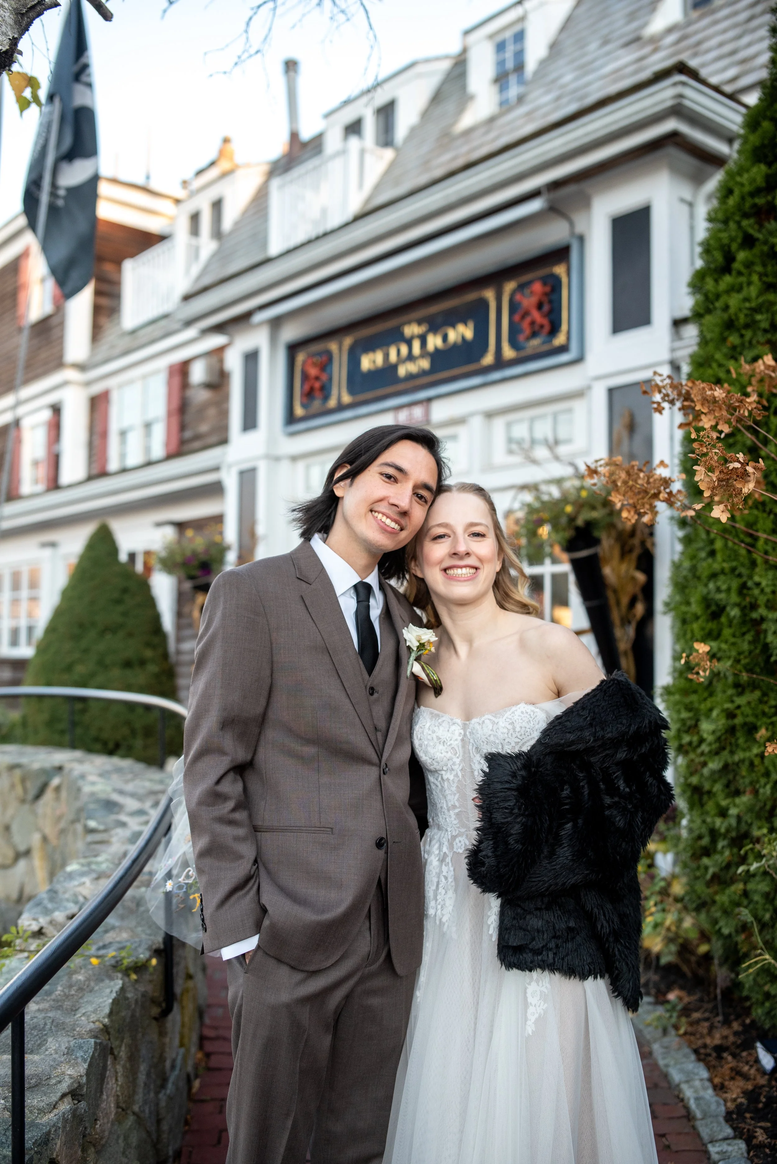 A November Wedding at The Red Lion Inn in Cohasset, MA | Amanda &amp; Matt