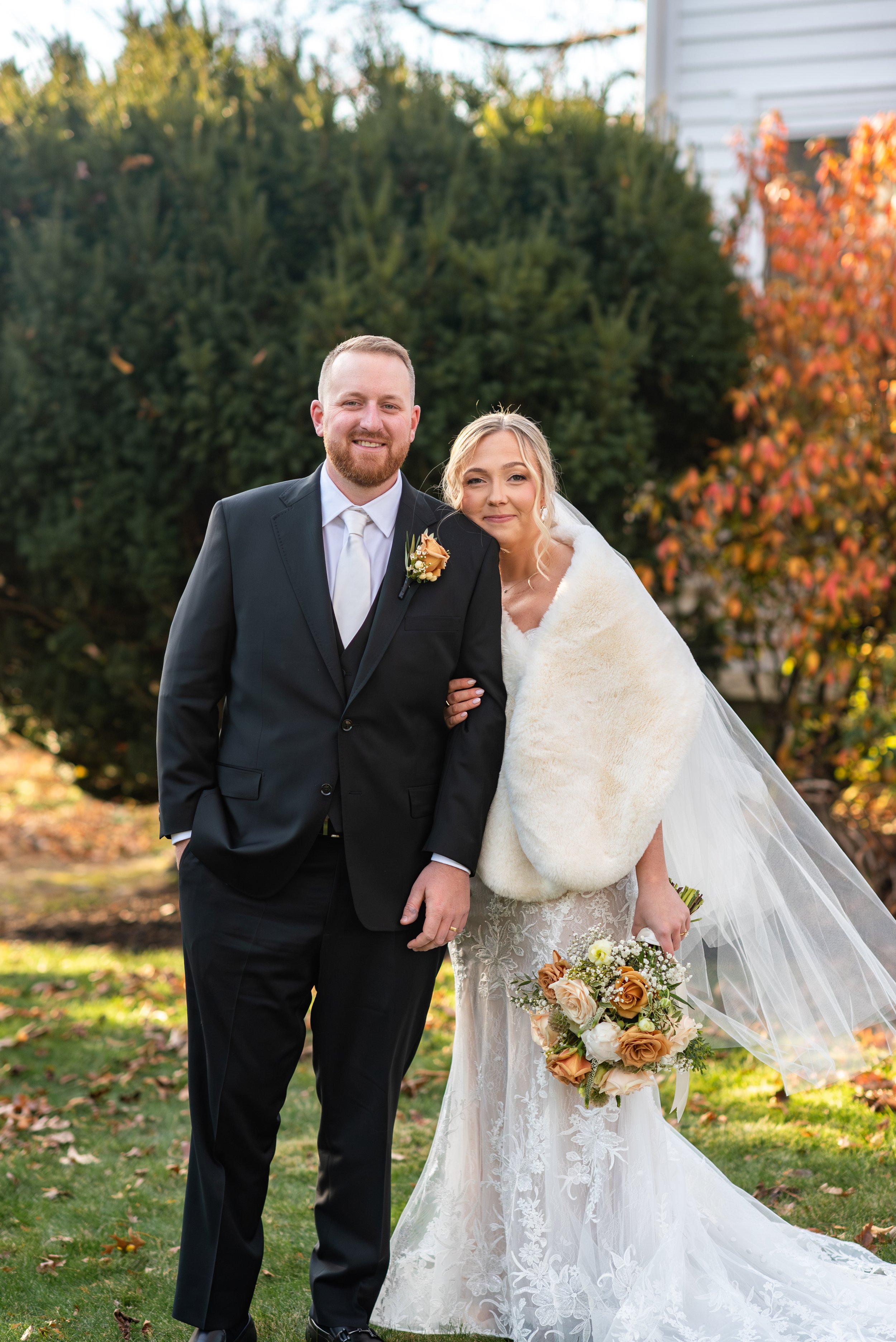 Bride and Groom The Barn at Gibbet Hill