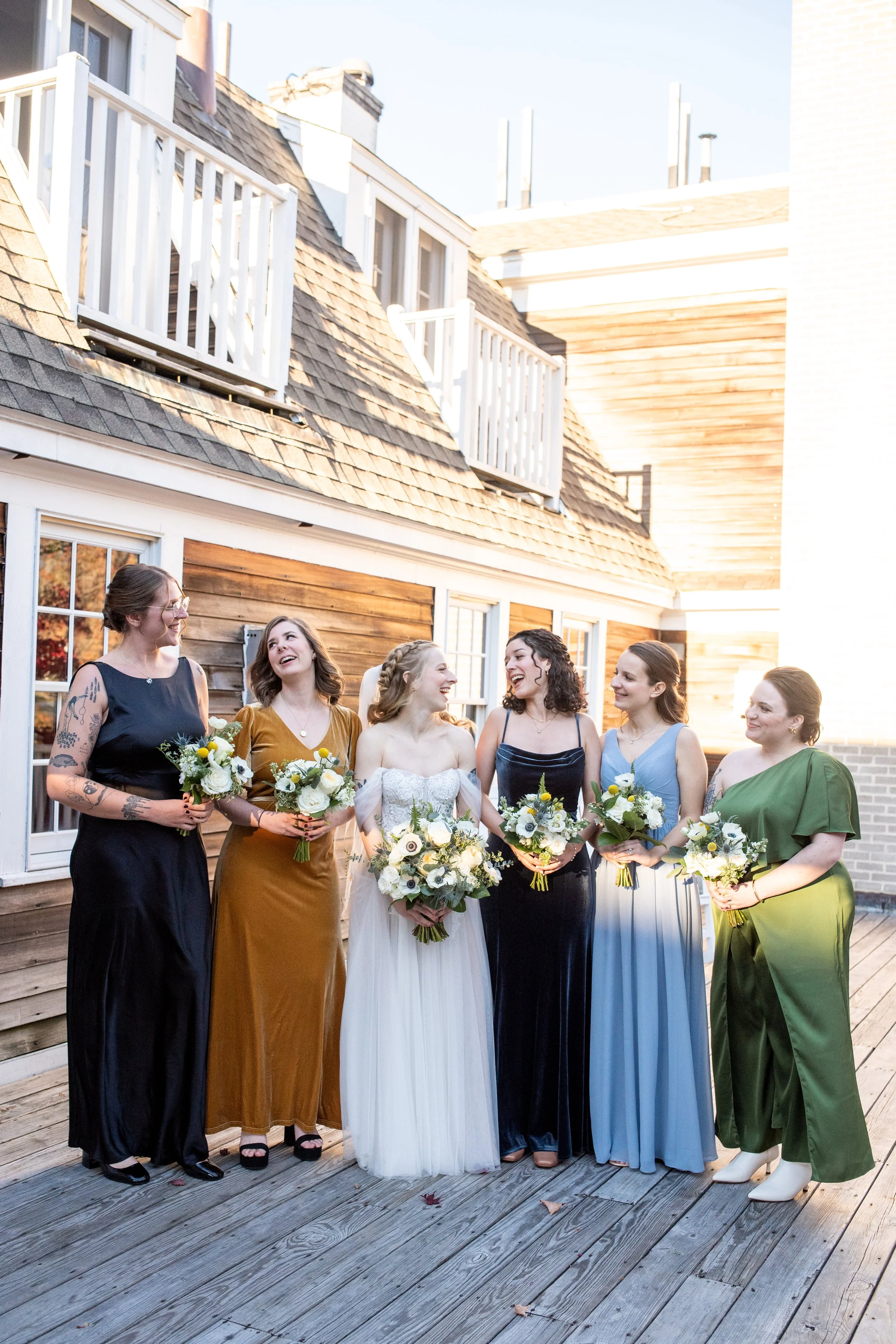 Bridesmaids at The Red Lion Inn Cohasset