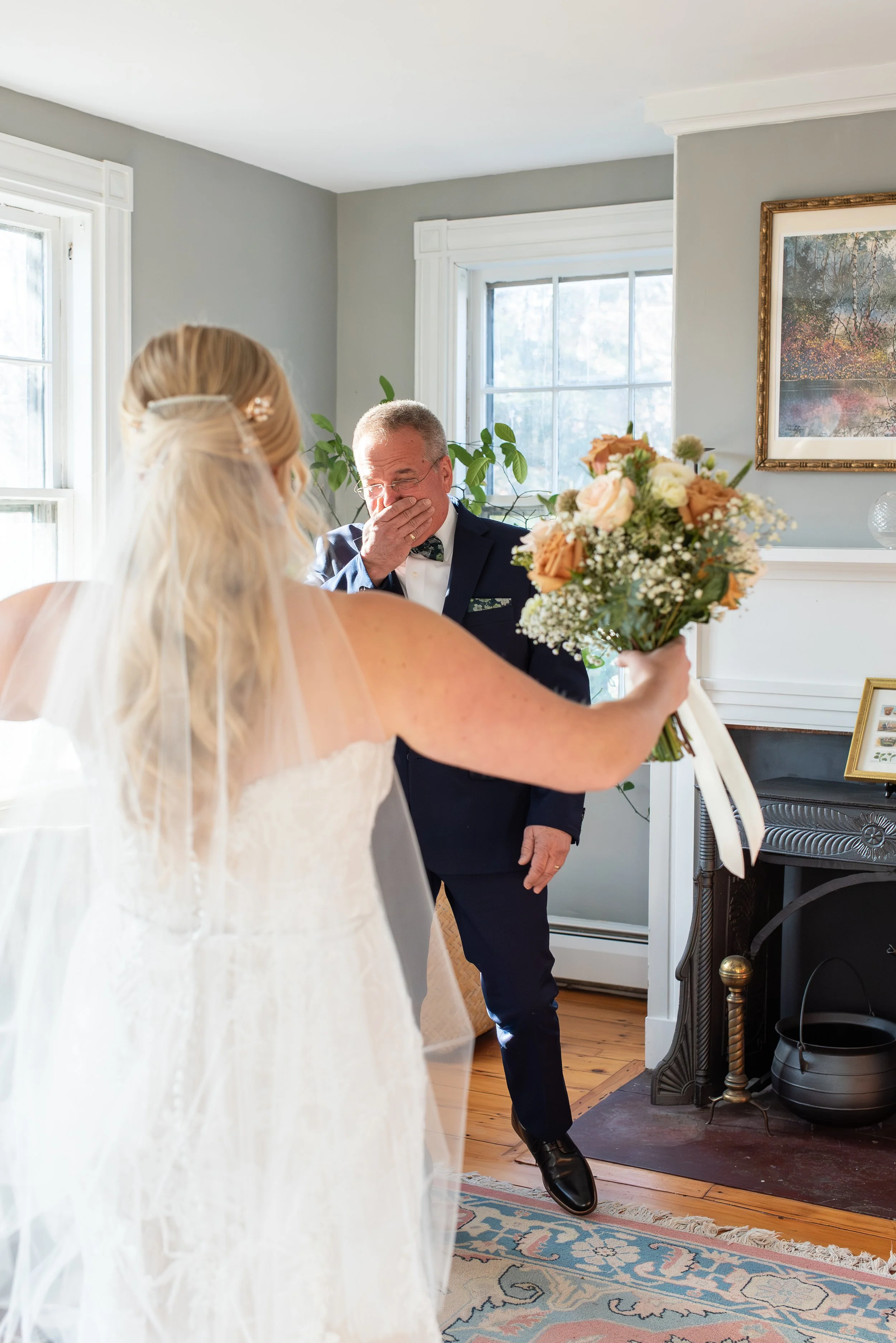 First look with Dad Groton MA