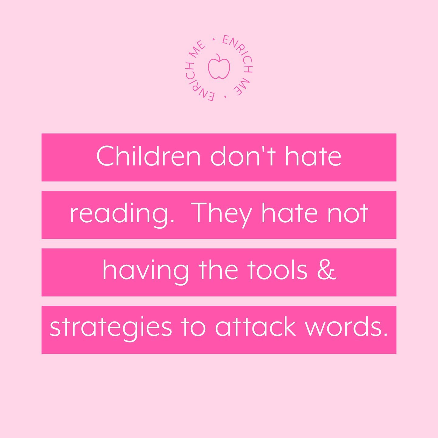 Children are intrinsically curious. They love learning new concepts and exploring new worlds. Children who &quot;hate&quot; to read, sadly, have never been taught word attack strategies. Decoding abilities are accessible to ALL people!

.
.
.
.
#dysl