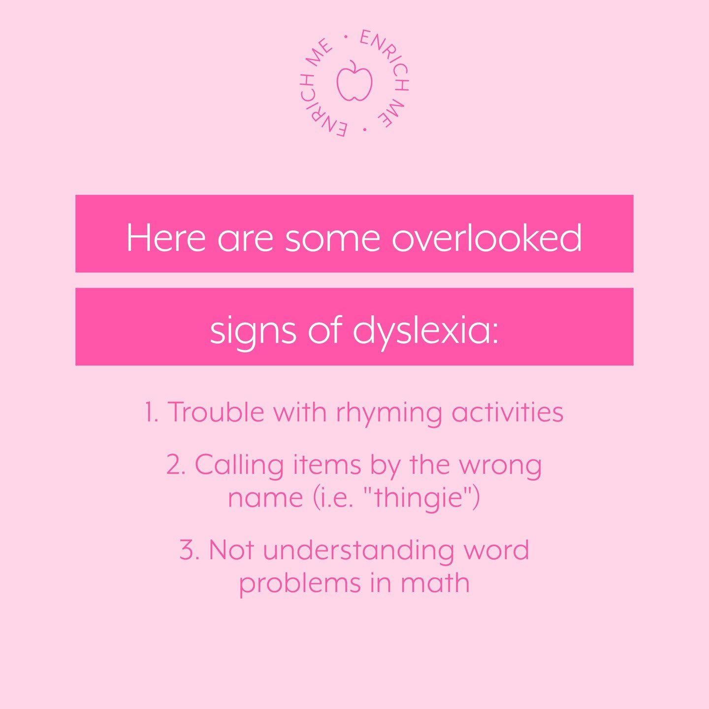 Parents, if your child is having difficulty recognizing or completing rhymes, this is a pink flag! You want to ensure this skill is developing or starting to develop by the age of 5 or 6. It can absolutely be a sign that your child has a neurodiverge