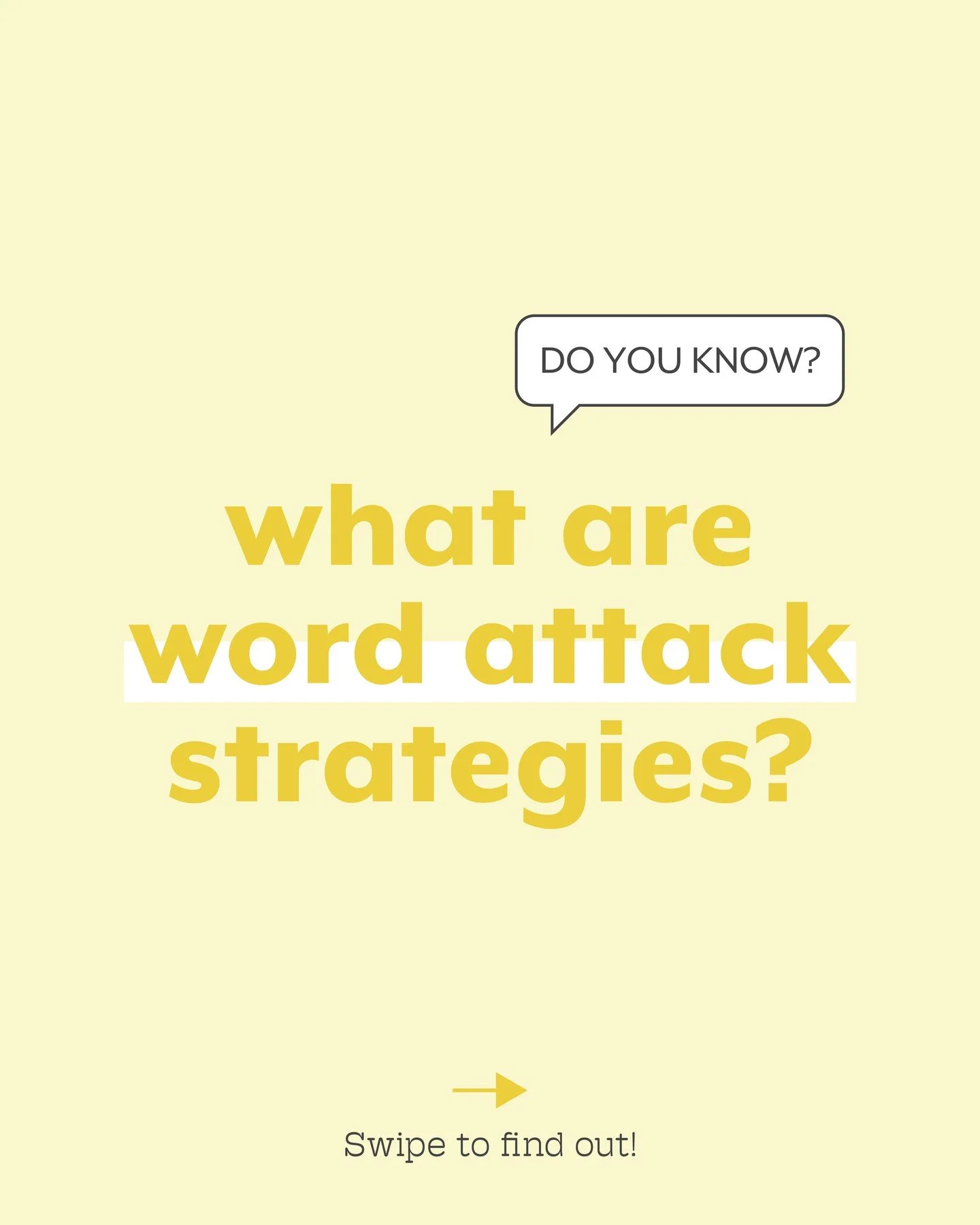 After third grade, children are no longer learning to read, they are reading to learn! If your child doesn't have word attack strategies, they won't be able to read multisyllabic, unfamiliar words and their reading comprehension will suffer. Word att