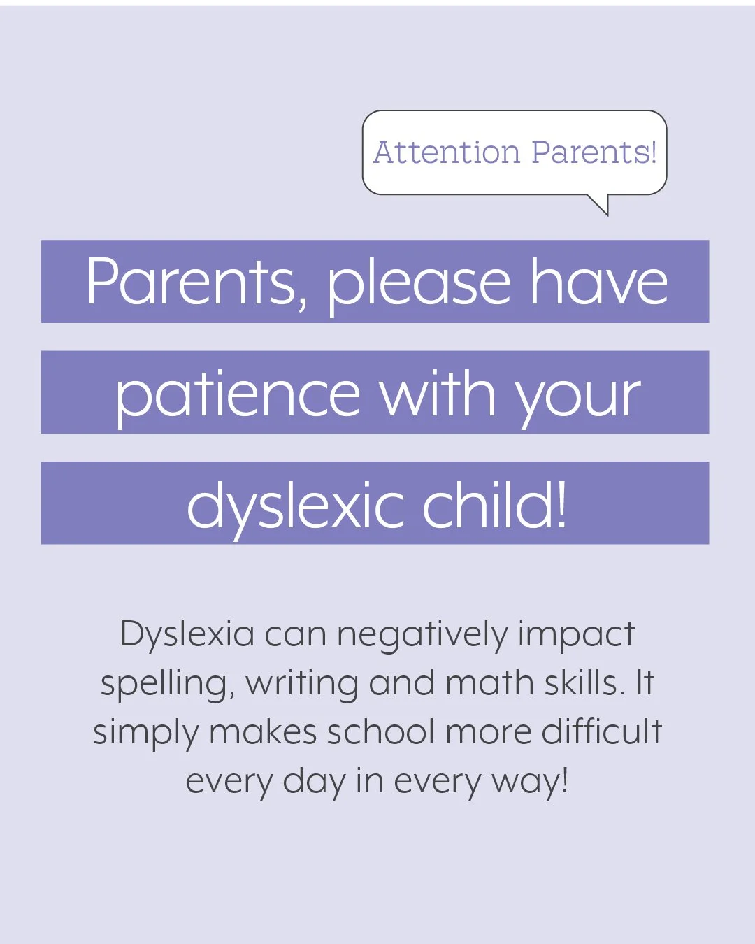 Children are intrinsically curious and want to please their parents and teachers. If they could do it easily, without more time and support, they would! We love our dyslexic learners, they add so much to the world!

.
.
.
.
#dyslexia #mychildhasdysle