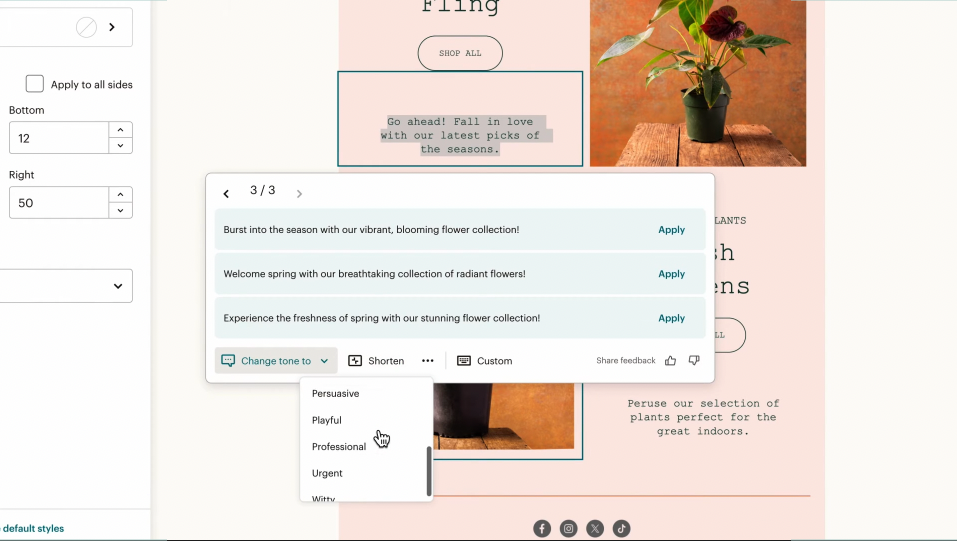 MC Product UI: Connects the educational content directly to product functionality and shows practical application within the platform.