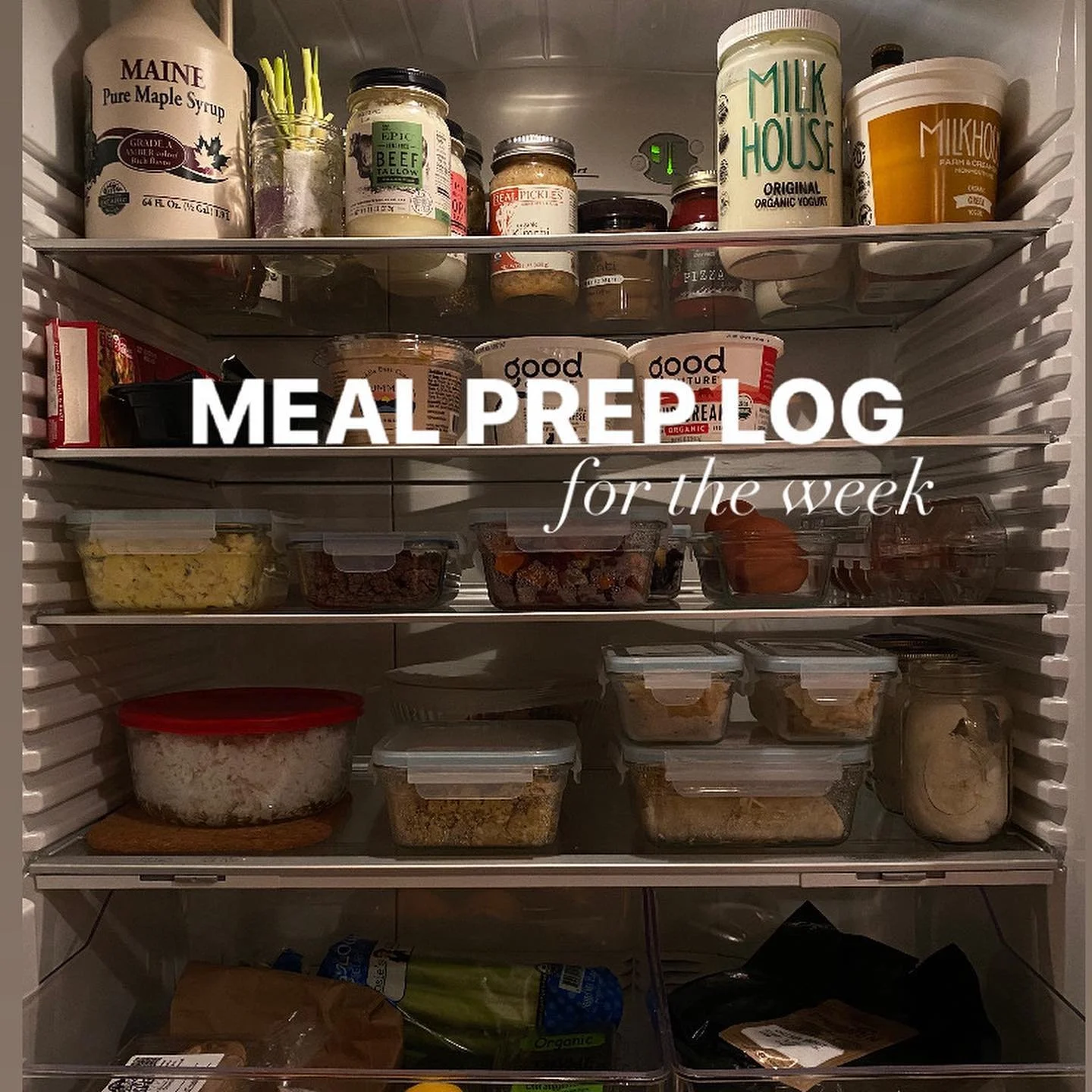 Monday meal prep is one of my favorite parts of the week. 

On weeks when I don&rsquo;t make prep a priority, we end up eating more snacky foods or out more often. A clean fridge and consistent prep is something Bolb and I are going to be better abou