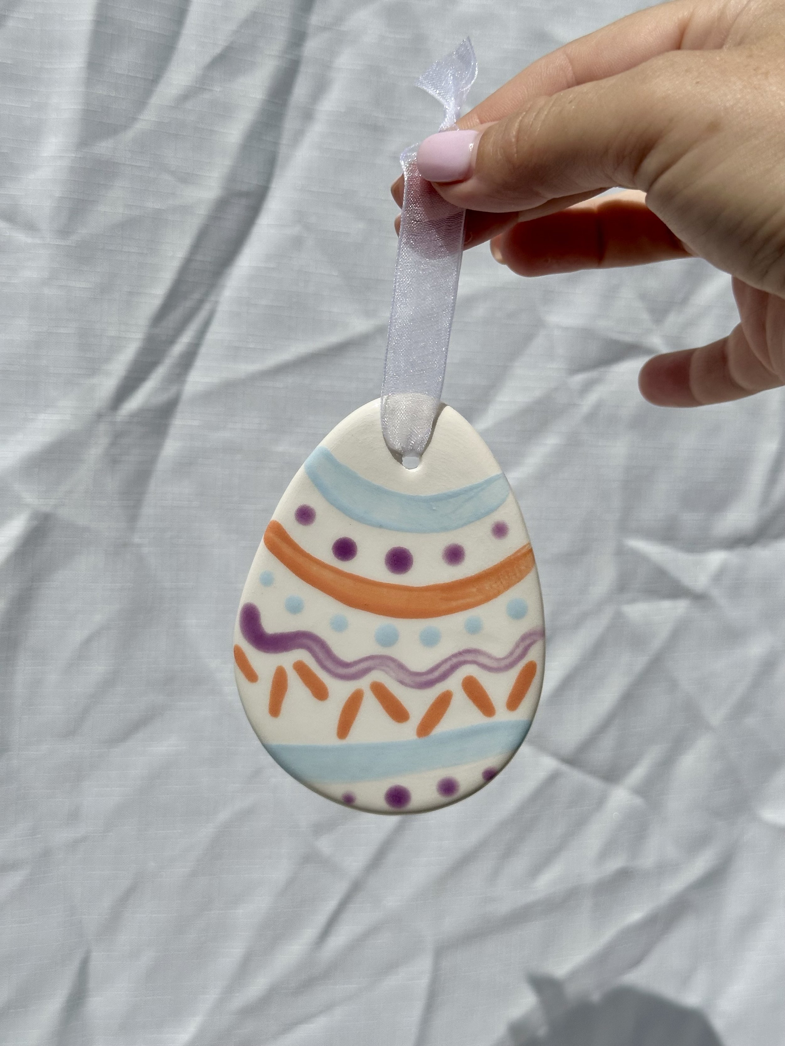Jumbo Easter Egg Ornament - Style 1
