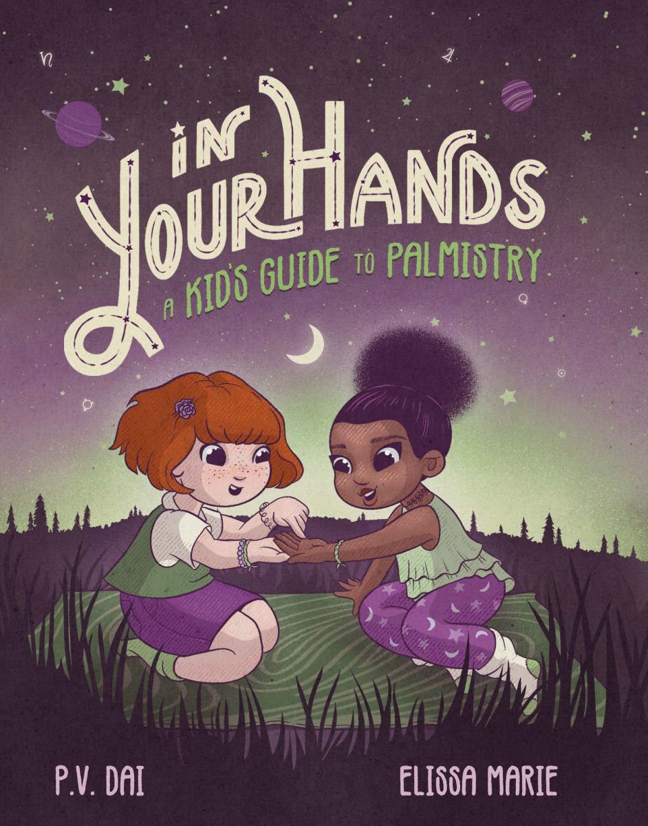 a children's book about palmistry with vivid illustrations