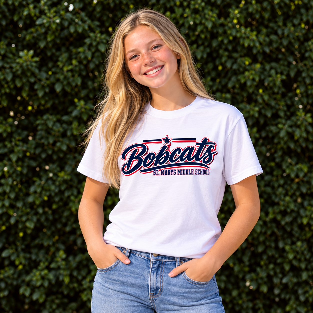 St. Marys Bobcats Classic Script