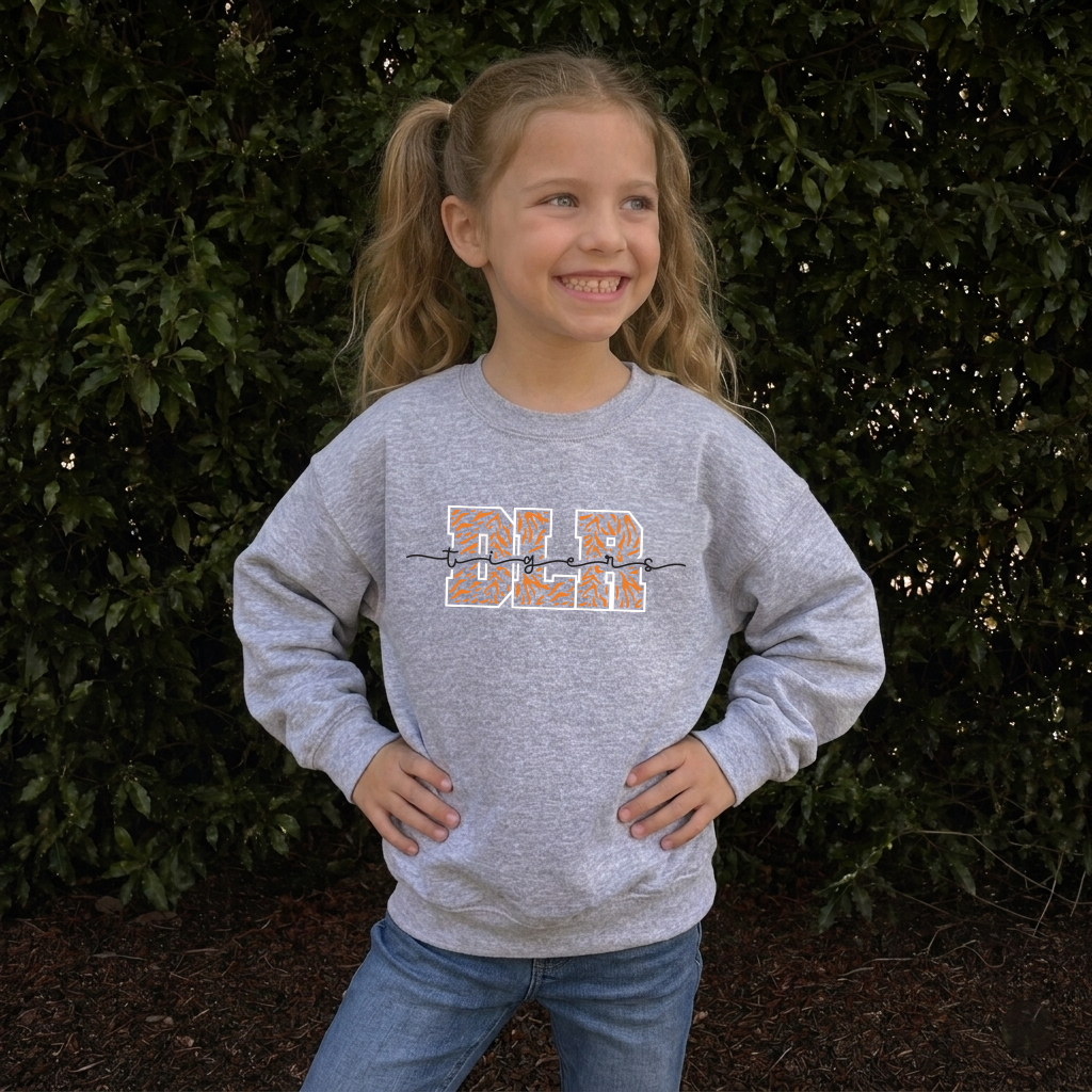 DLR Tigers     Cute & Simple DLRE School Spirit Youth Unisex Tee / Sweatshirt