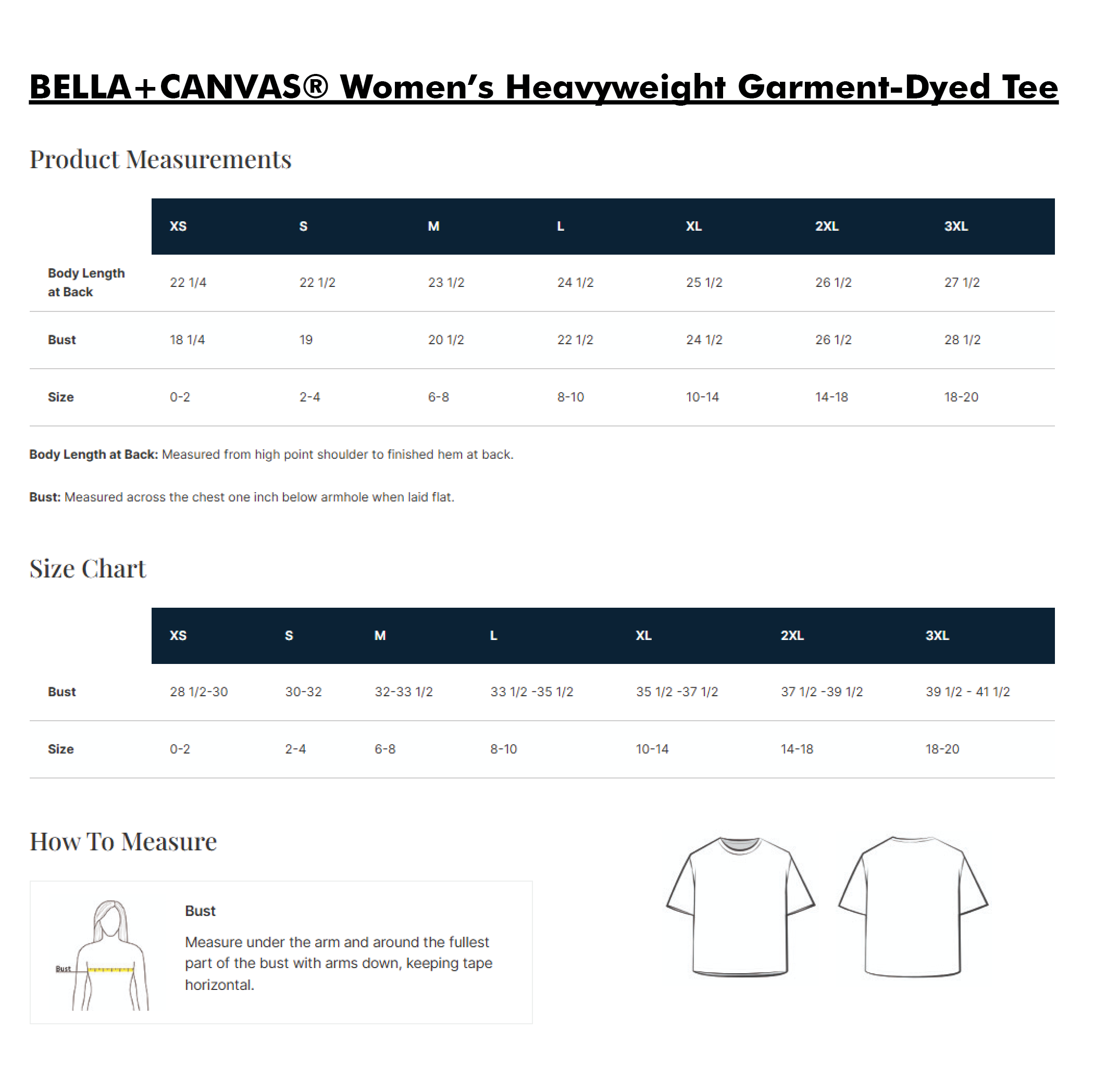 (BC6110GD) BELLA+CANVAS® Women’s Heavyweight Garment-Dyed Tee Sizing Chart.png