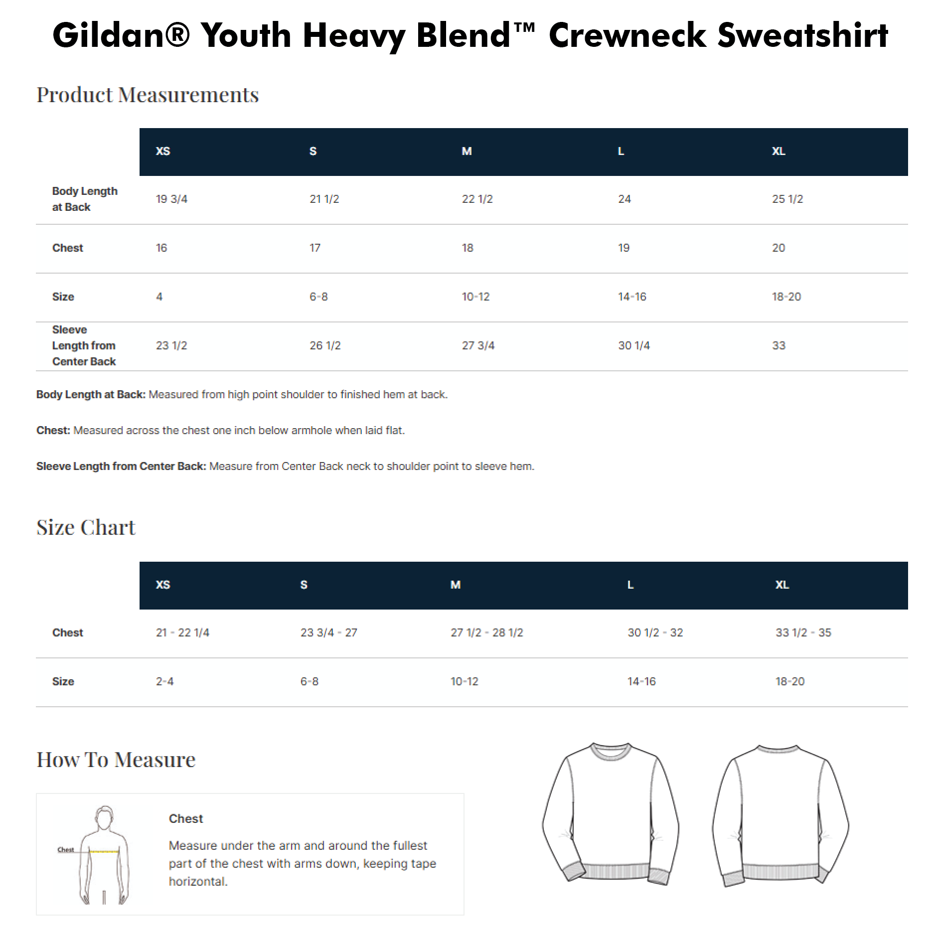 (18000B) Gildan® Youth Heavy Blend™ Crewneck Sweatshirt Sizing Chart.png