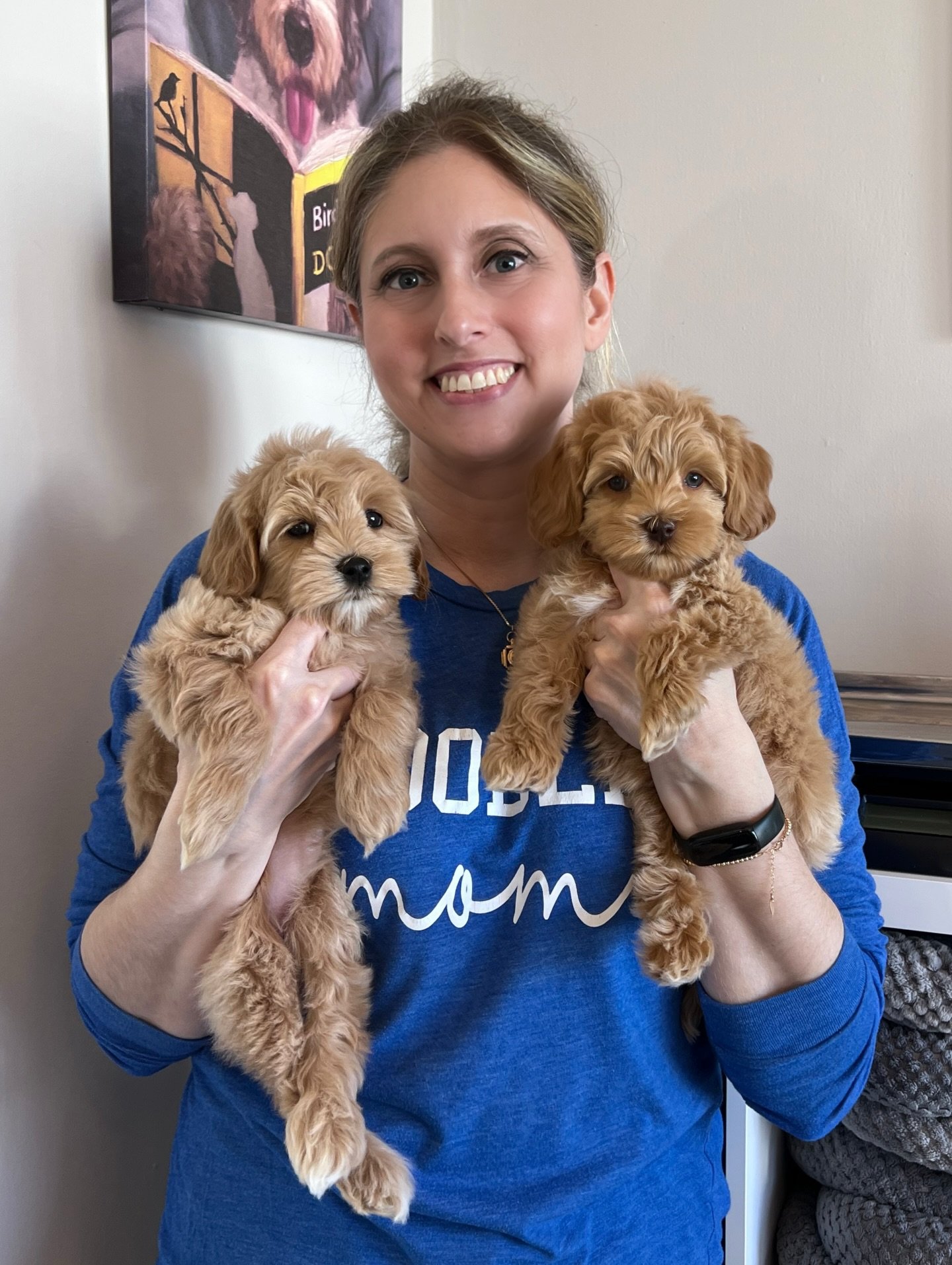 Hi friends! 👋

I realize that I&rsquo;m always posting puppy photos but rarely include myself so I thought it was time for a quick re-introduction. ☺️

I&rsquo;m Lauren, the person behind Sunny Heart Doodles. I&rsquo;m the one answering your message
