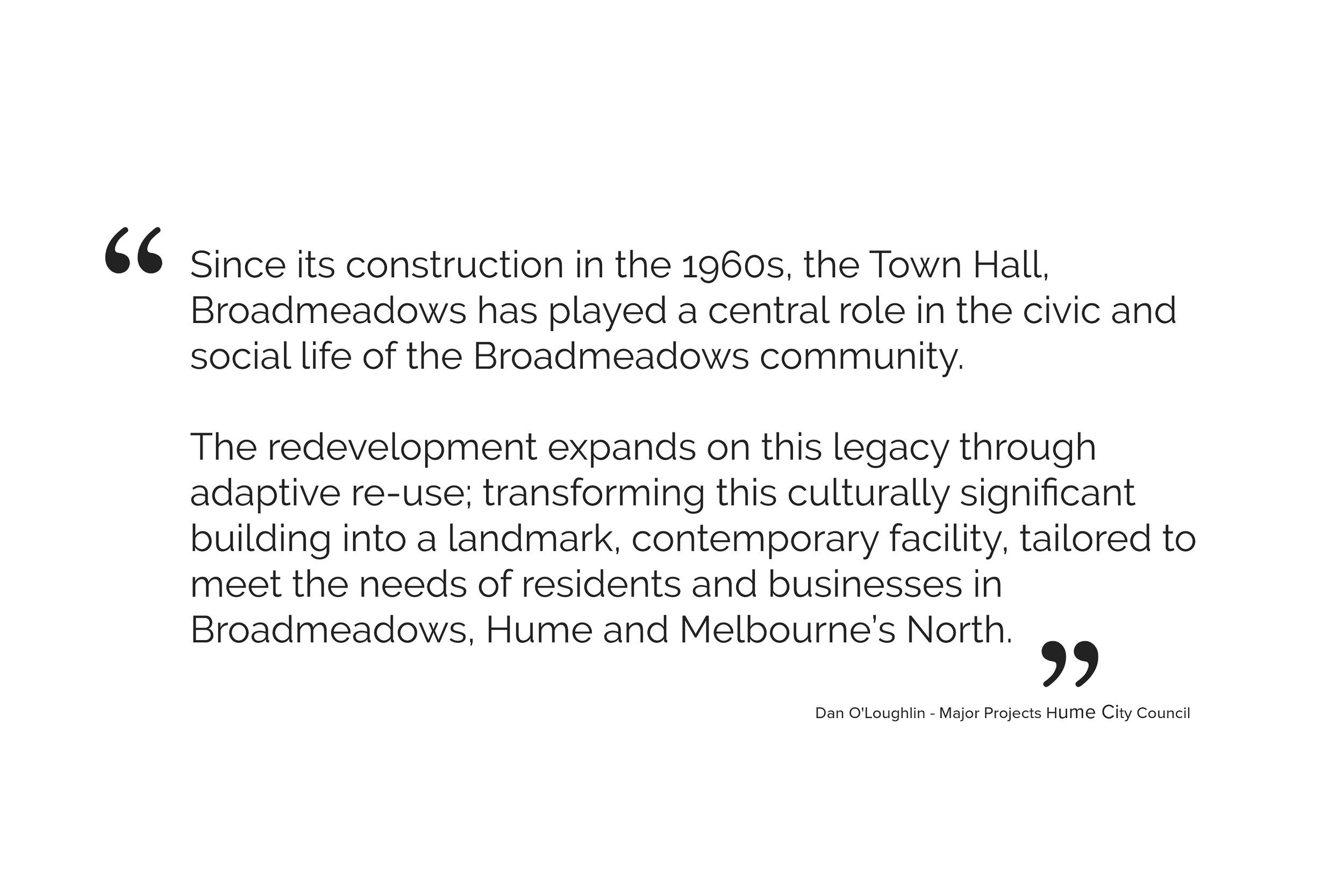 "Broadmeadows Town Hall Redevelopment  Image - Kerstin Thompson Architects"