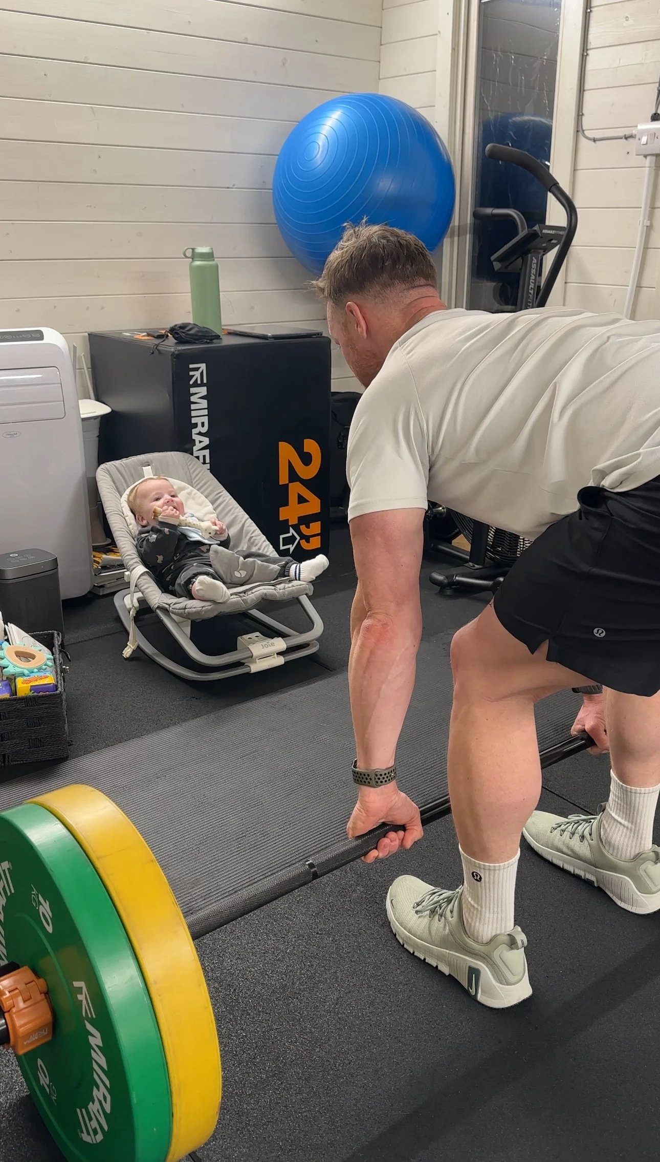 training because of my son