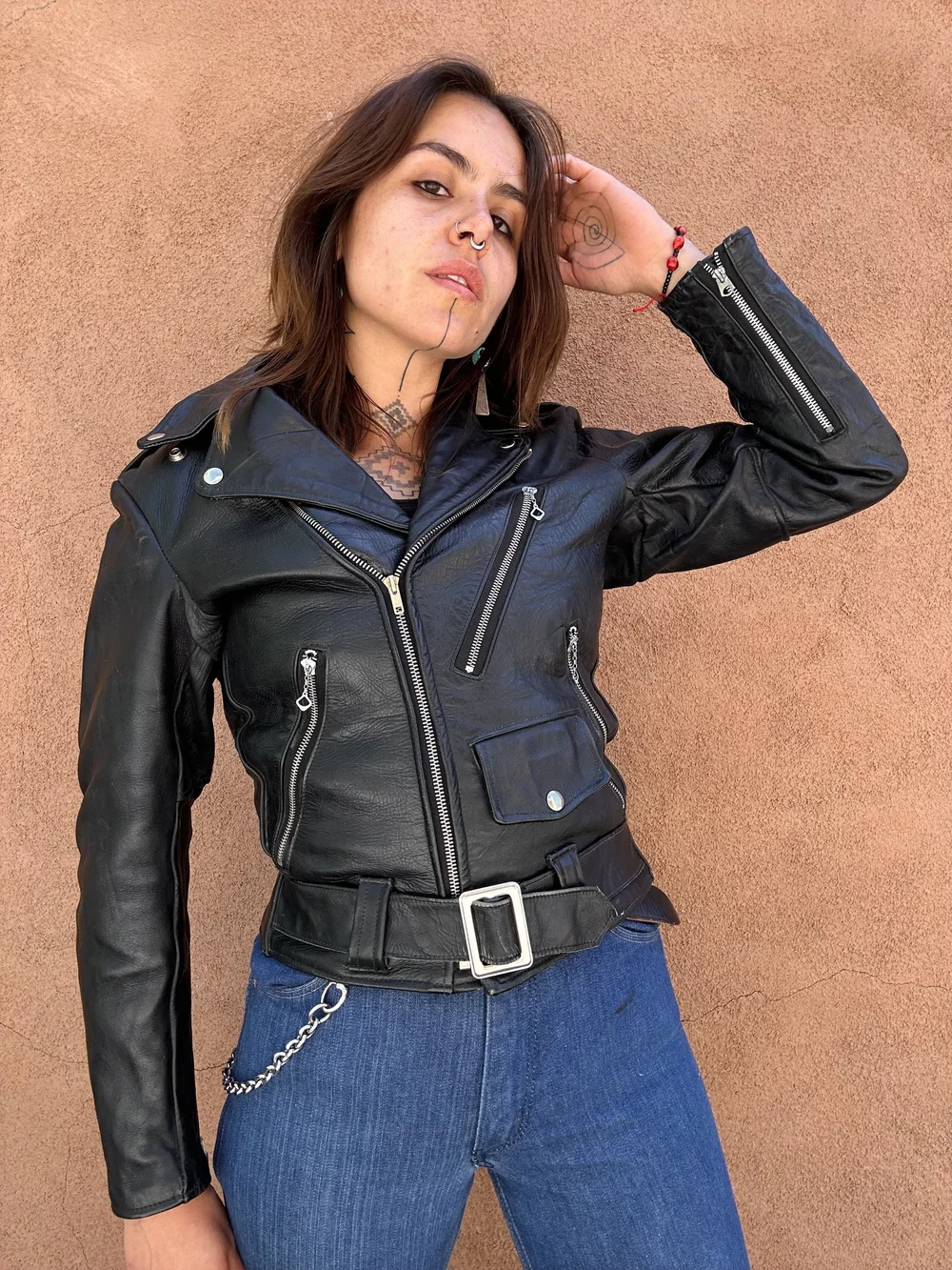 1950s〜60s single leather jacket 1950s〜60s single leather jacket